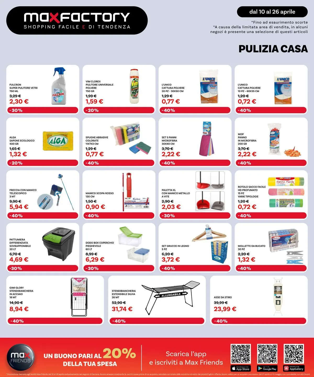 Nuovo Offerte - Nuova Apertura Sarzana dal 09/04/2026 > offerte anteprima 🛍️ | Pagina: 24 | Prodotti: Sapone, Stendibiancheria, Pattumiera, Grucce