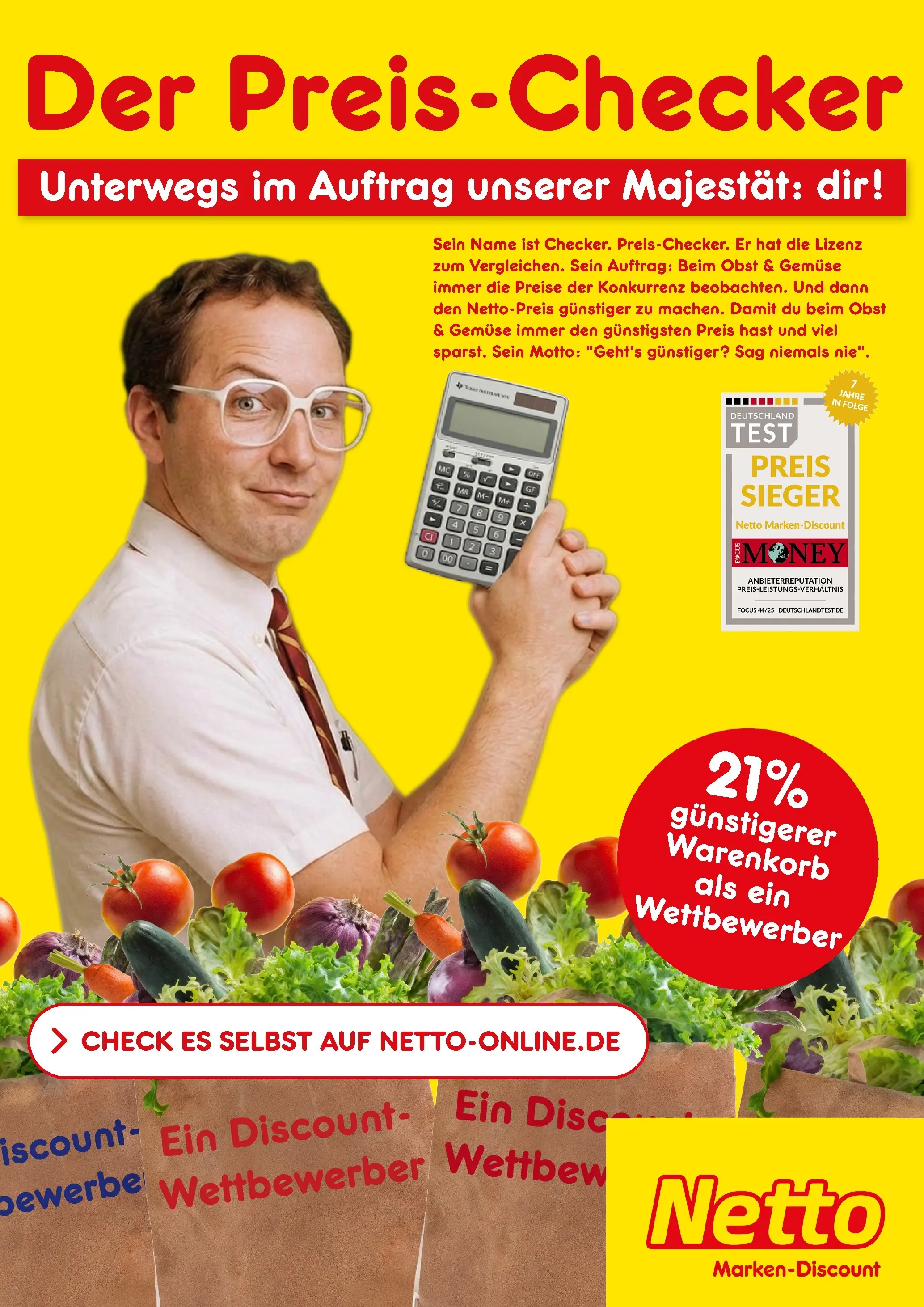 Netto Marken-Discount Prospekt Pirna	 (ab 30.03.2026) » Angebote | Seite: 1 | Produkte: Gemüse, Obst