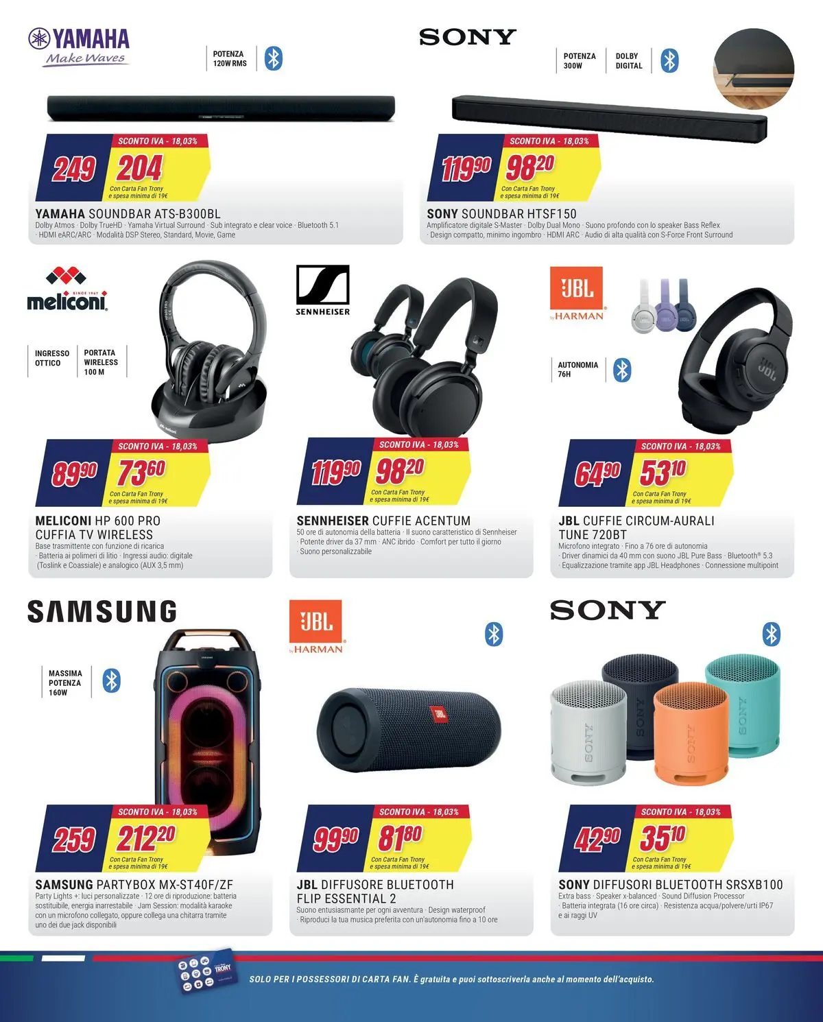 ﻿Trony volantino dal ﻿01/04/2026﻿ > ﻿Anteprima | Pagina: 5 | Prodotti: TV, Cuffie, Batteria, Samsung