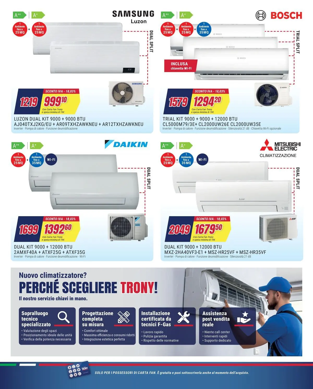 ﻿Trony volantino dal ﻿01/04/2026﻿ > ﻿Anteprima | Pagina: 11 | Prodotti: Climatizzatore, Fan, Samsung