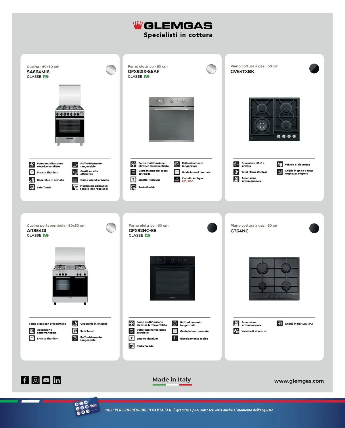 ﻿Trony volantino dal ﻿01/04/2026﻿ > ﻿Anteprima | Pagina: 32 | Prodotti: Piano cottura, Forno, Forno elettrico