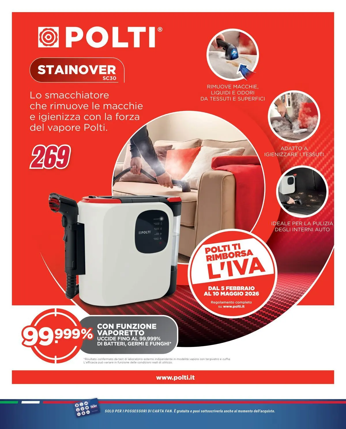 ﻿Trony volantino dal ﻿01/04/2026﻿ > ﻿Anteprima | Pagina: 34 | Prodotti: Vaporetto, Smacchiatore
