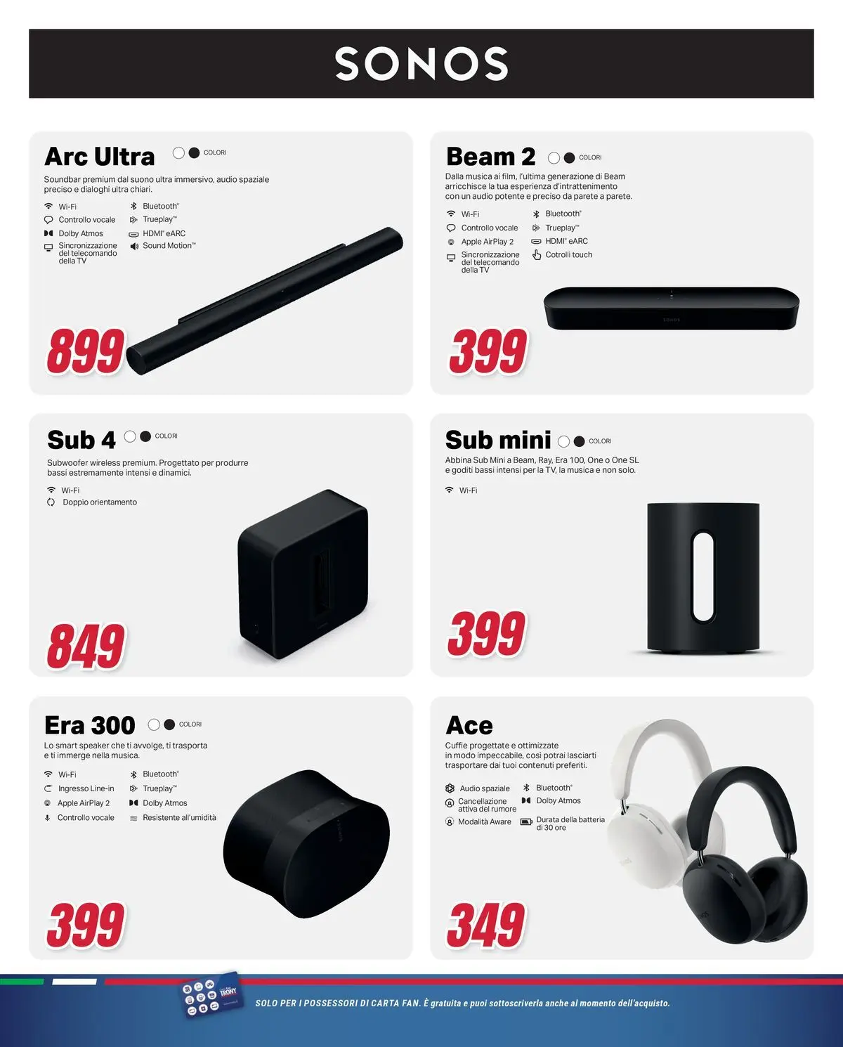 ﻿Trony volantino dal ﻿01/04/2026﻿ > ﻿Anteprima | Pagina: 36 | Prodotti: Telecomando, Audio, Cuffie, Speaker