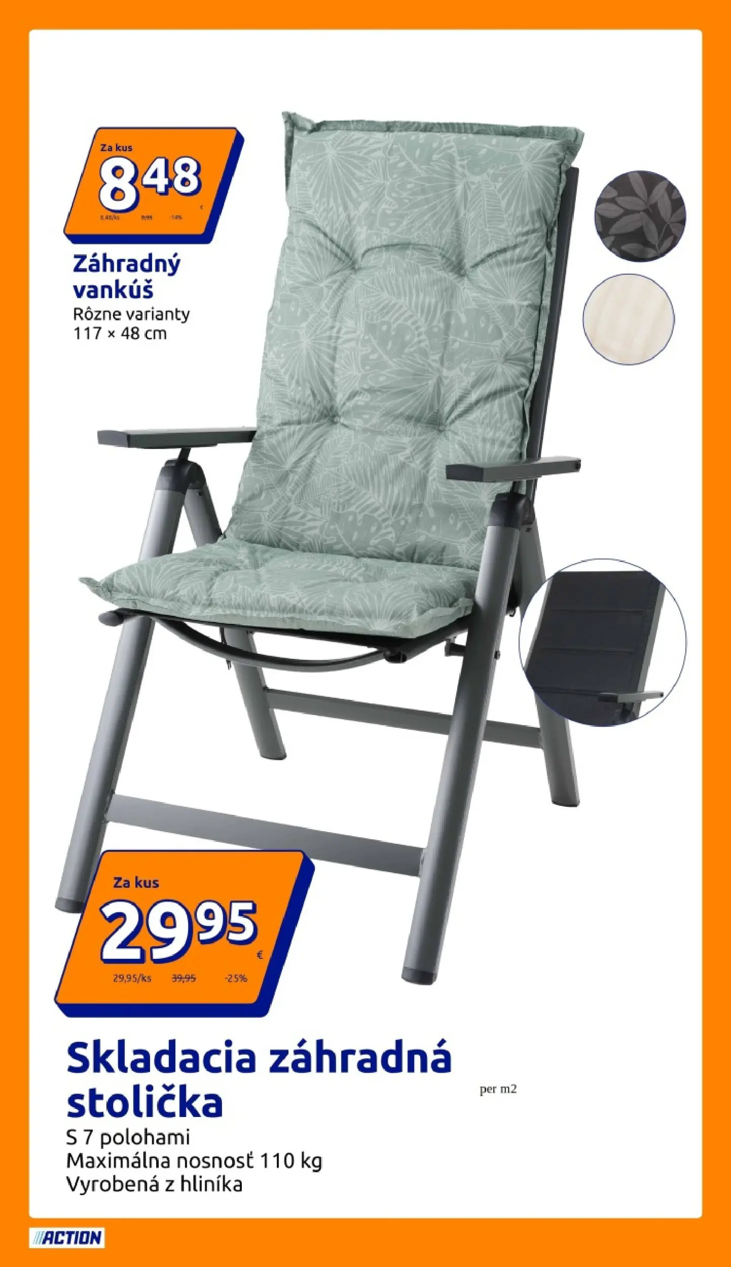 Action - Action leták platný do 07.04.2026 od 31.03.2026 » aktuálna akcia | Strana: 5 | Produkty: Vankúš, Stolička