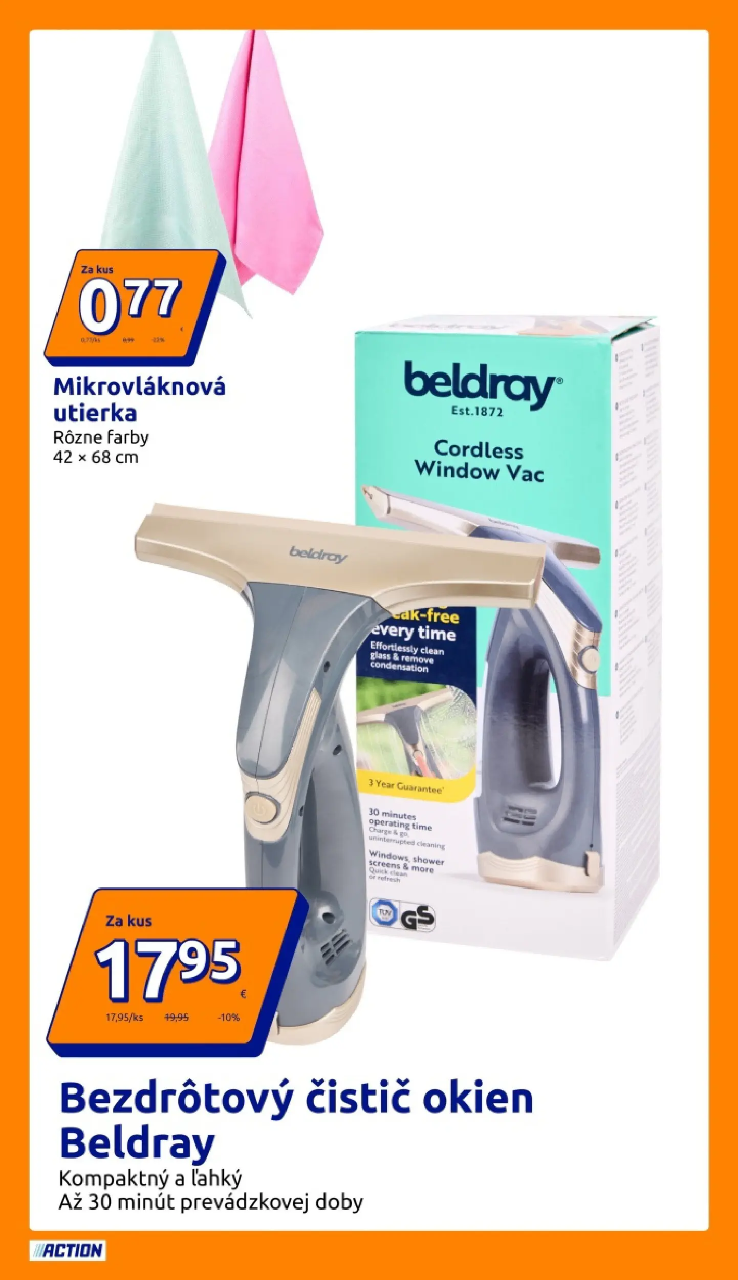 Action - Action leták platný do 07.04.2026 od 31.03.2026 » aktuálna akcia | Strana: 11 | Produkty: Čistič okien