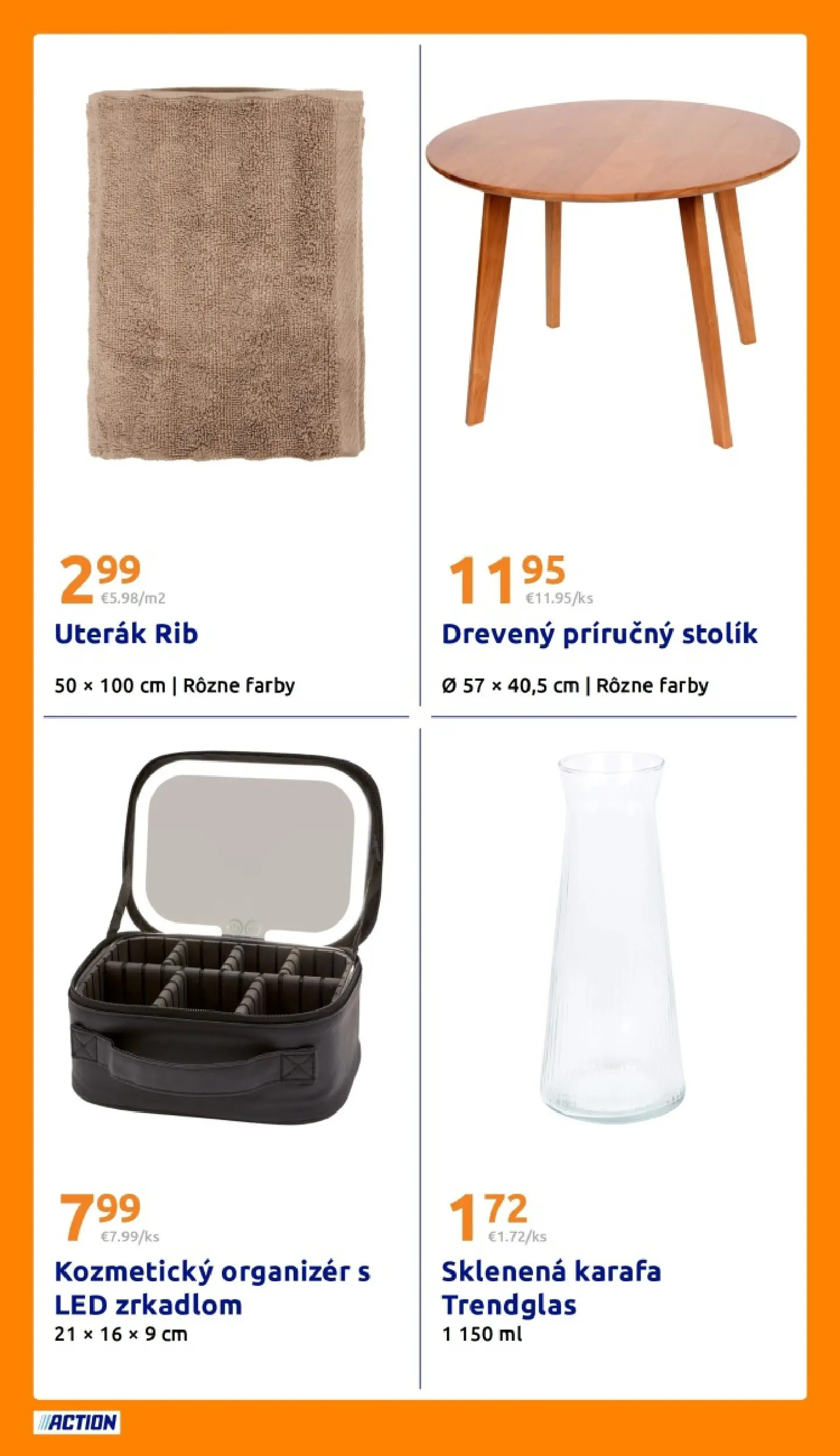 Action - Action leták platný do 07.04.2026 od 31.03.2026 » aktuálna akcia | Strana: 28 | Produkty: Organizér, Príručný stolík, Led