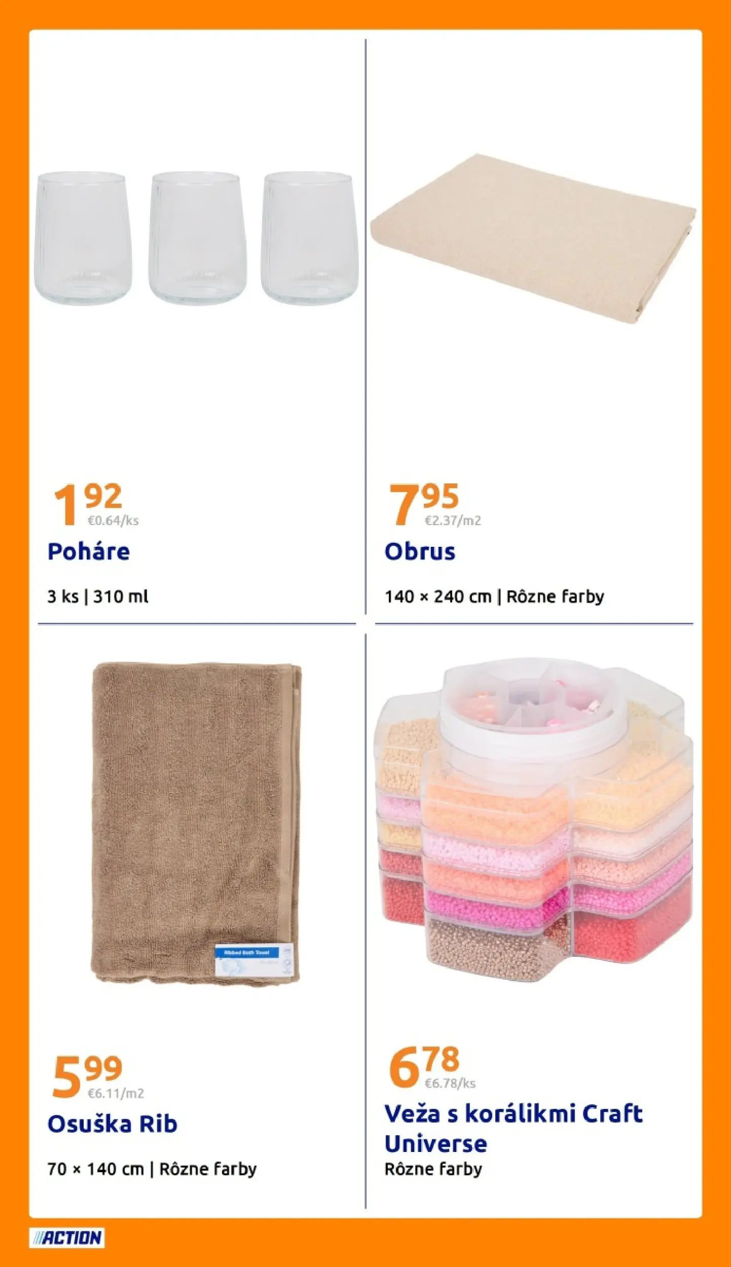 Action - Action leták platný do 07.04.2026 od 31.03.2026 » aktuálna akcia | Strana: 29 | Produkty: Osuška