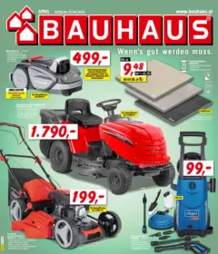 Bauhaus Pasching, Wels, Steyr ab 01.04.2026 gültig