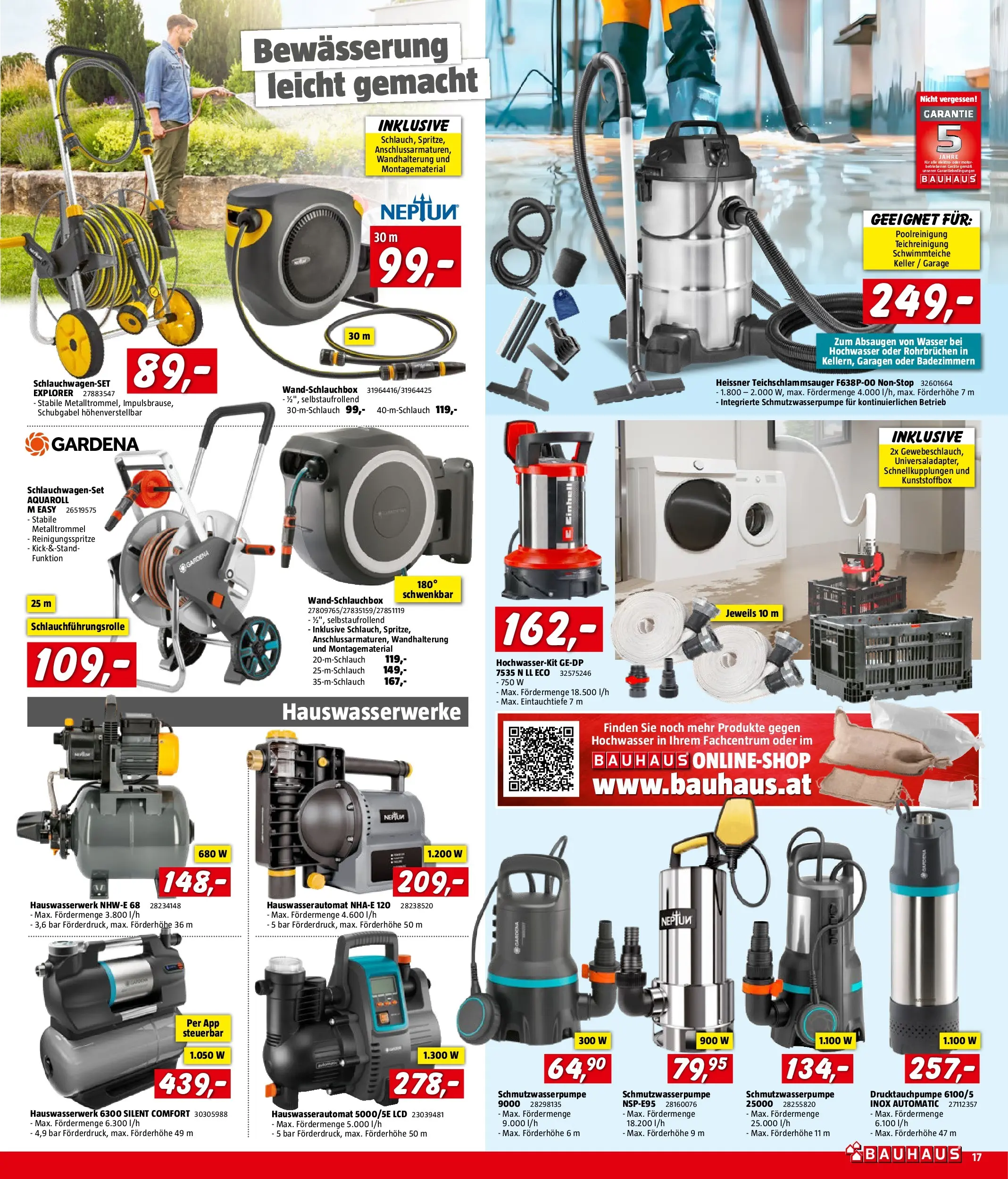 Bauhaus Pasching, Wels, Steyr von 01.04.2026 - Aktuelle Angebote | Seite: 17 | Produkte: Wasser