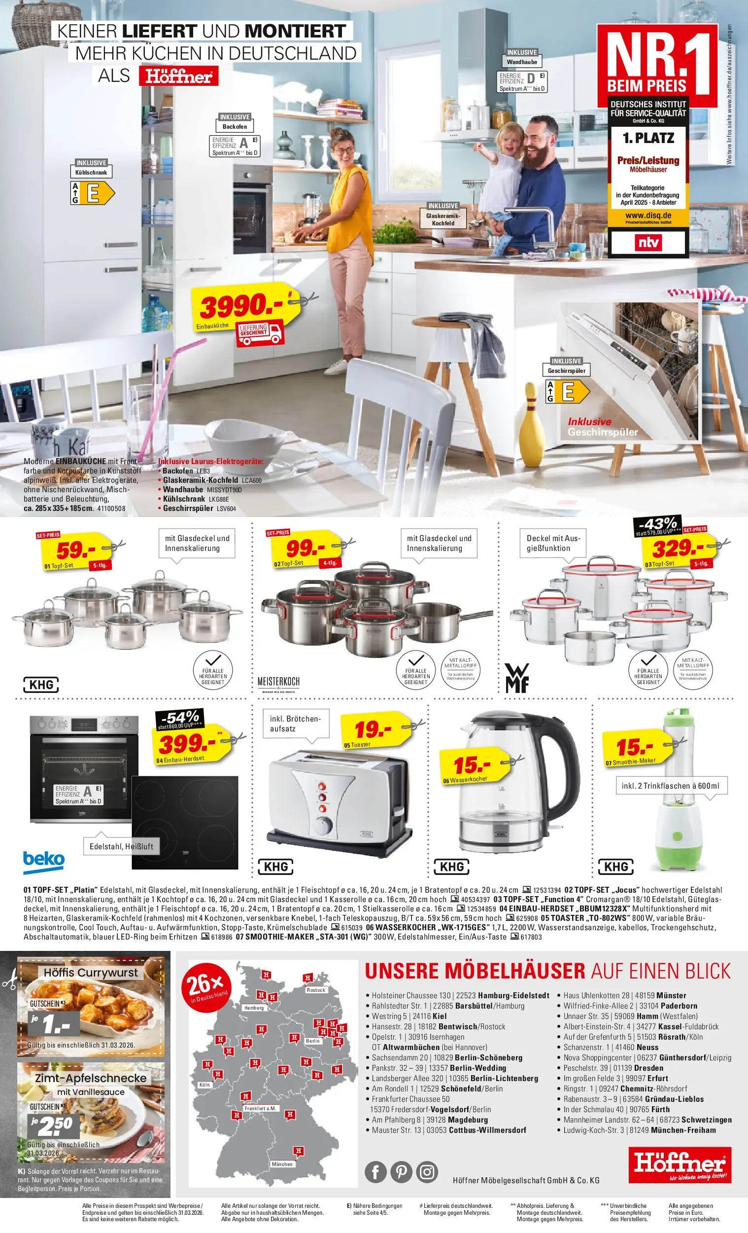 Höffner Prospekt Barsbüttel	 (ab 01.04.2026) zum Blättern | Seite: 8