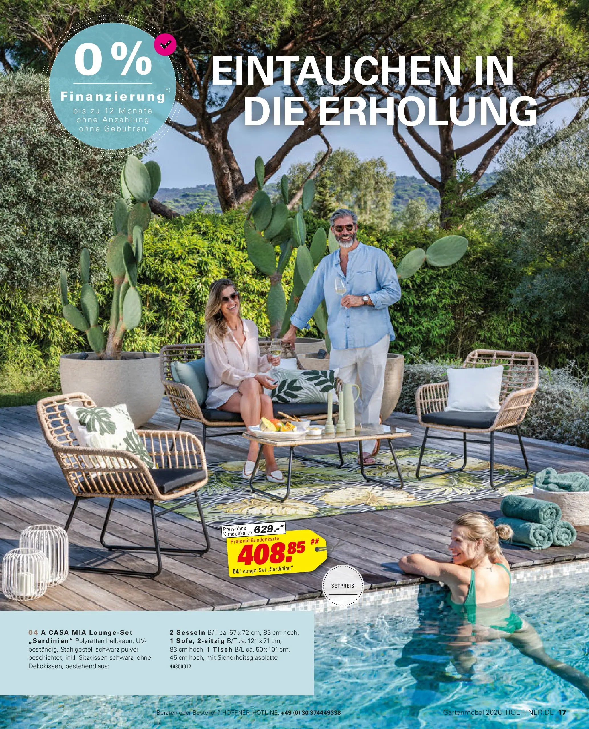 Höffner Prospekt Gartenmöbel Barsbüttel (ab 27.03.2026) zum Blättern | Seite: 17