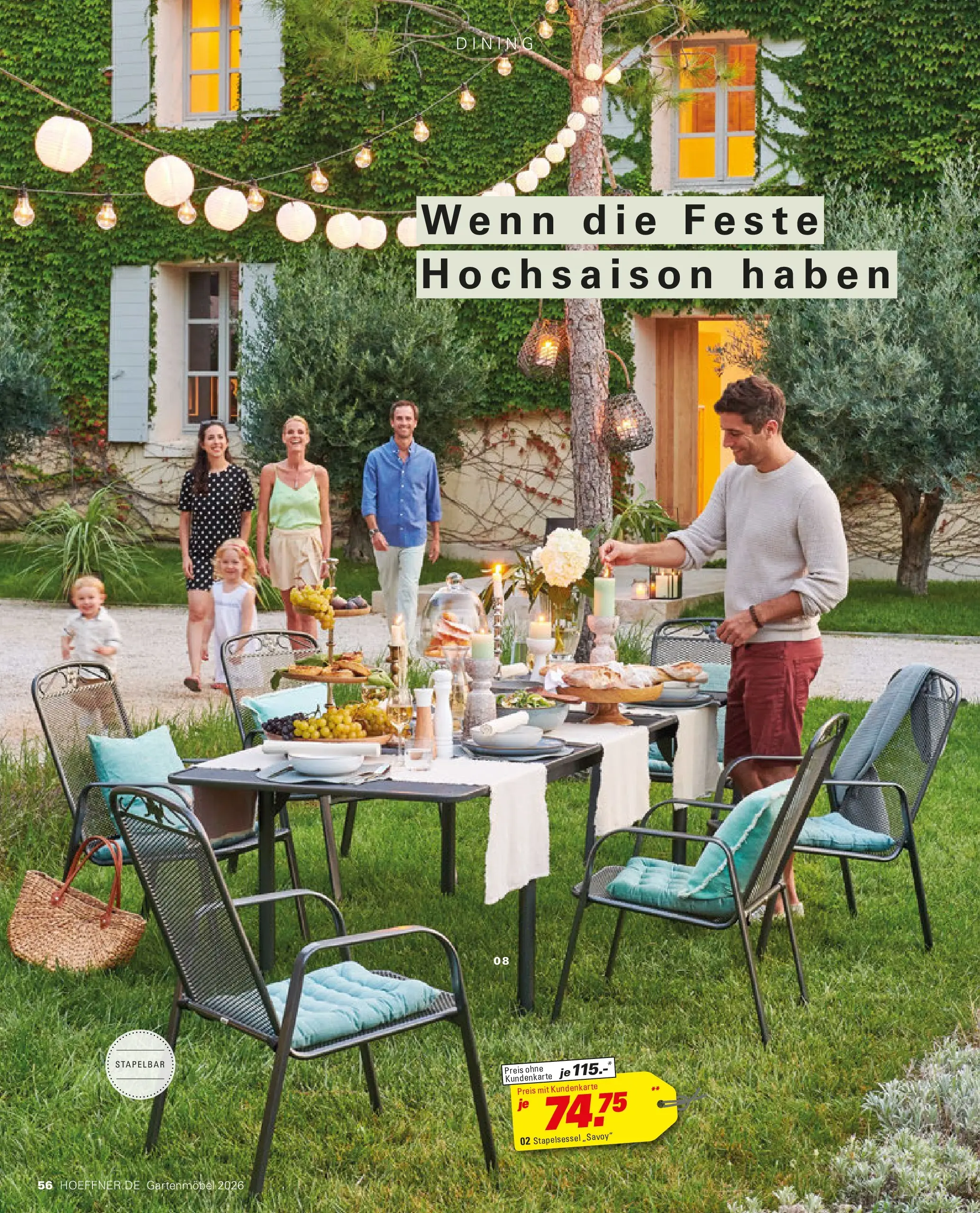 Höffner Prospekt Gartenmöbel Barsbüttel (ab 27.03.2026) zum Blättern | Seite: 56