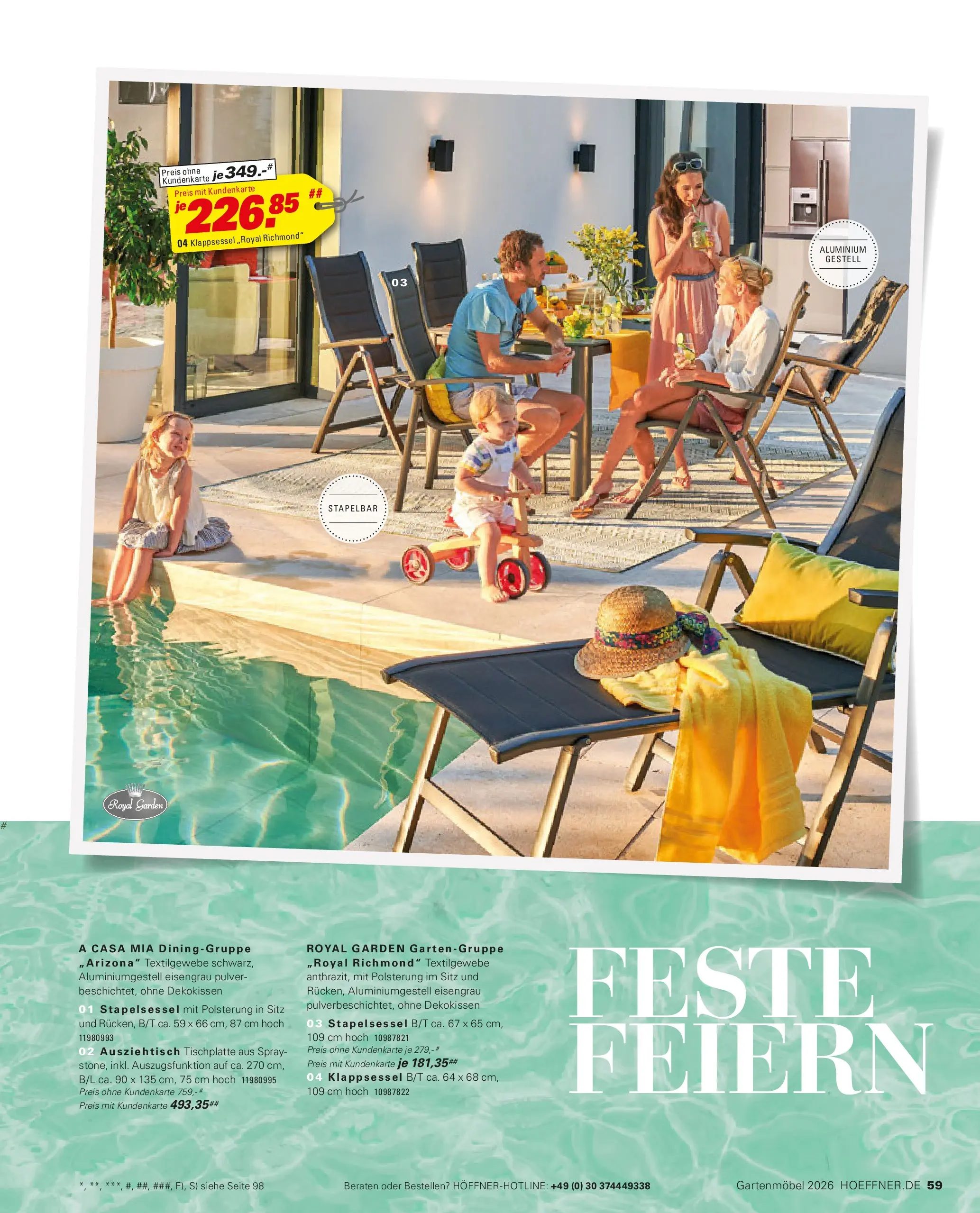 Höffner Prospekt Gartenmöbel Barsbüttel (ab 27.03.2026) zum Blättern | Seite: 59