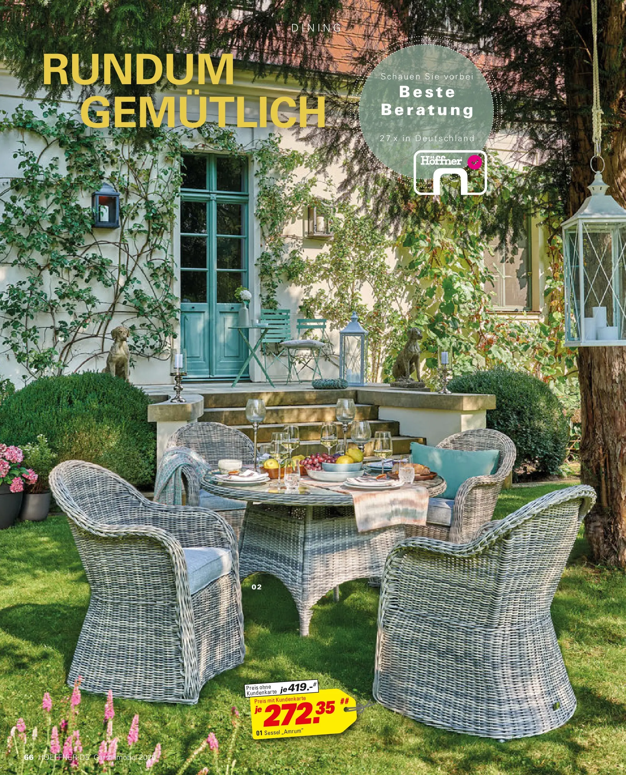 Höffner Prospekt Gartenmöbel Barsbüttel (ab 27.03.2026) zum Blättern | Seite: 66