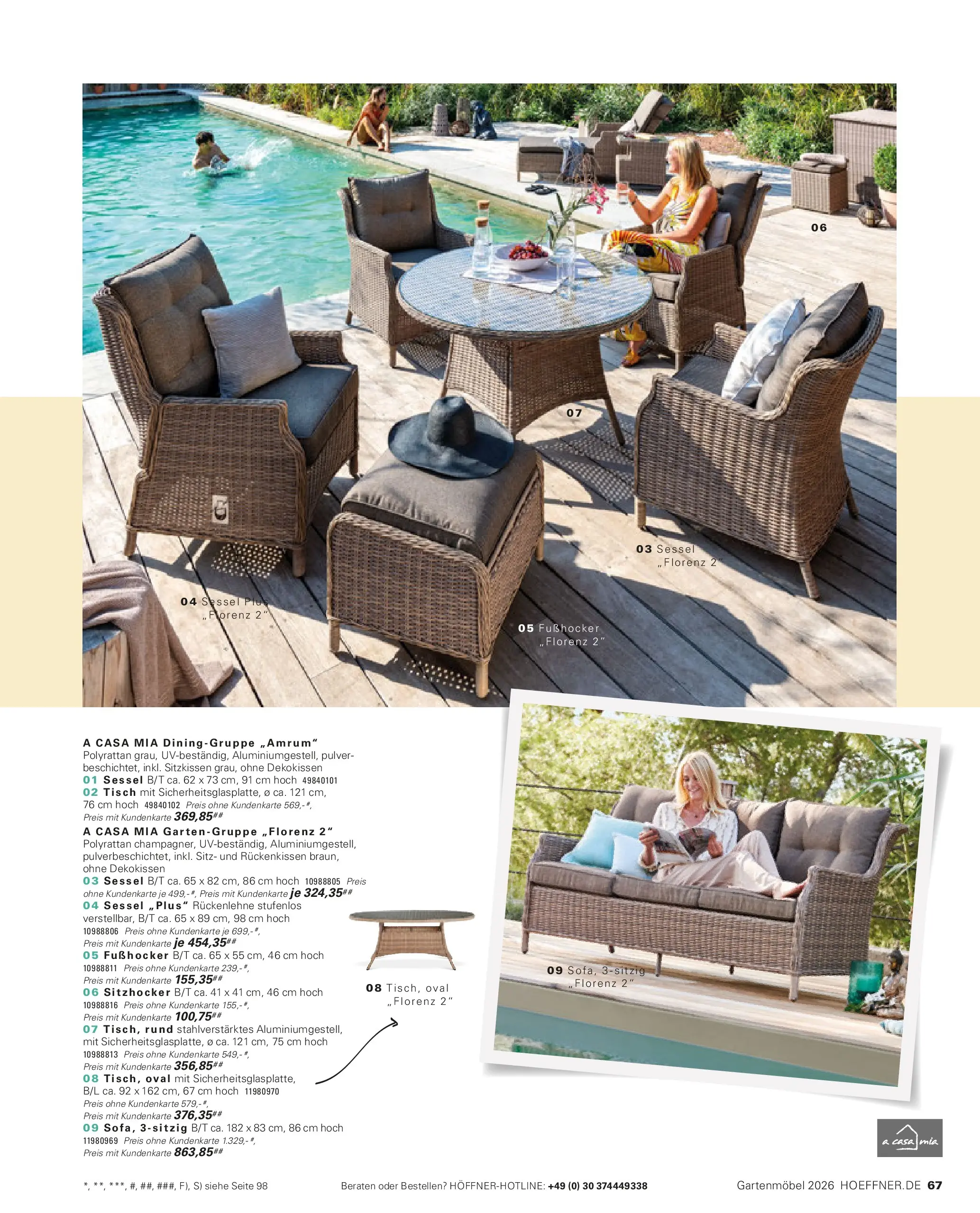 Höffner Prospekt Gartenmöbel Barsbüttel (ab 27.03.2026) zum Blättern | Seite: 67