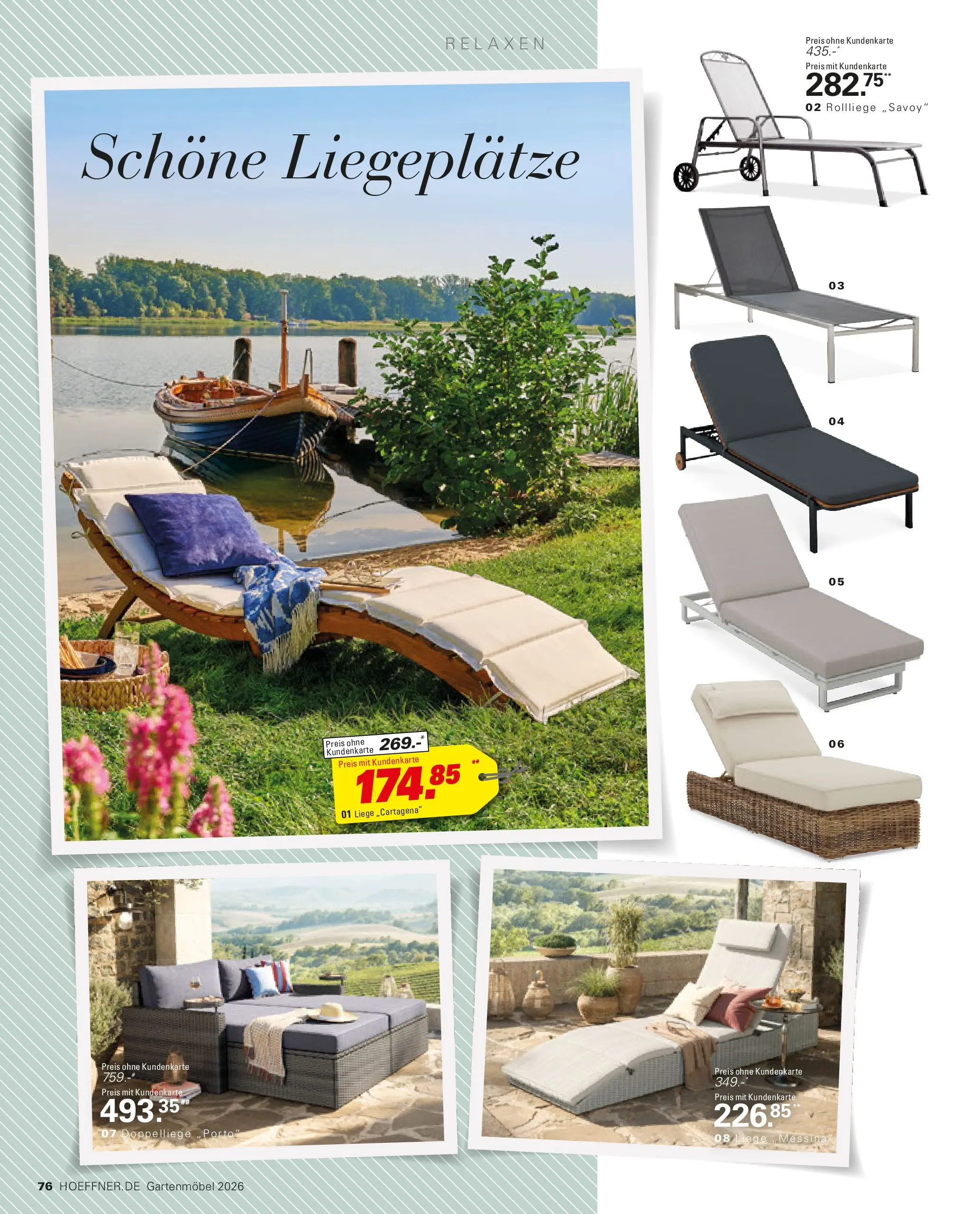 Höffner Prospekt Gartenmöbel Barsbüttel (ab 27.03.2026) zum Blättern | Seite: 76