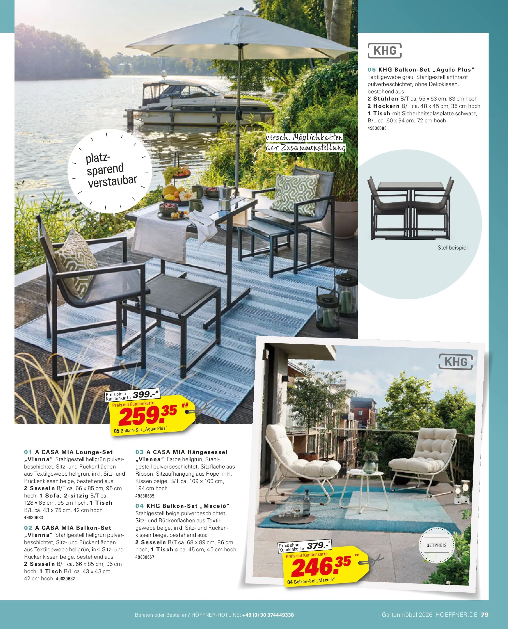 Höffner Prospekt Gartenmöbel Barsbüttel (ab 27.03.2026) zum Blättern | Seite: 79