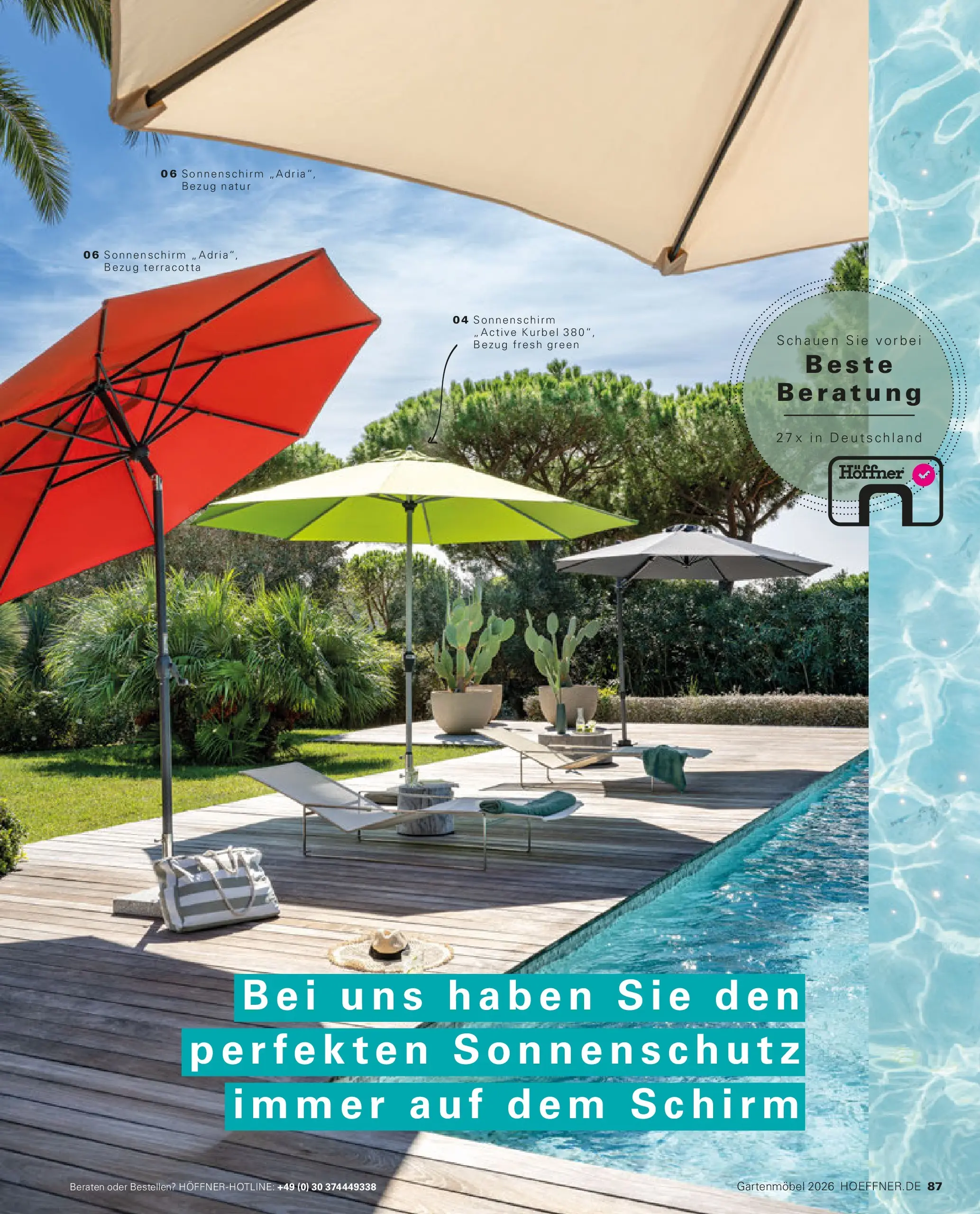 Höffner Prospekt Gartenmöbel Barsbüttel (ab 27.03.2026) zum Blättern | Seite: 87