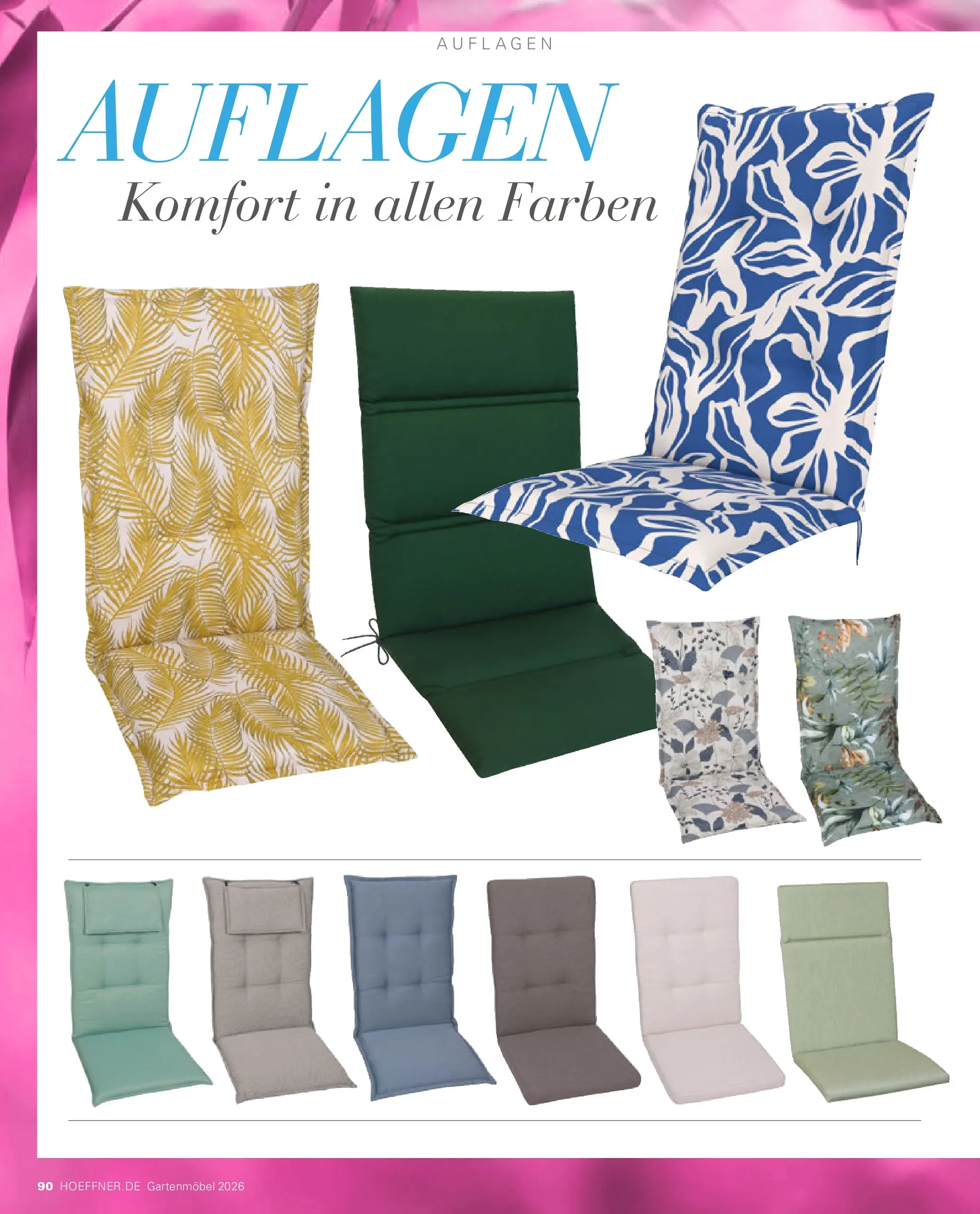 Höffner Prospekt Gartenmöbel Barsbüttel (ab 27.03.2026) zum Blättern | Seite: 90