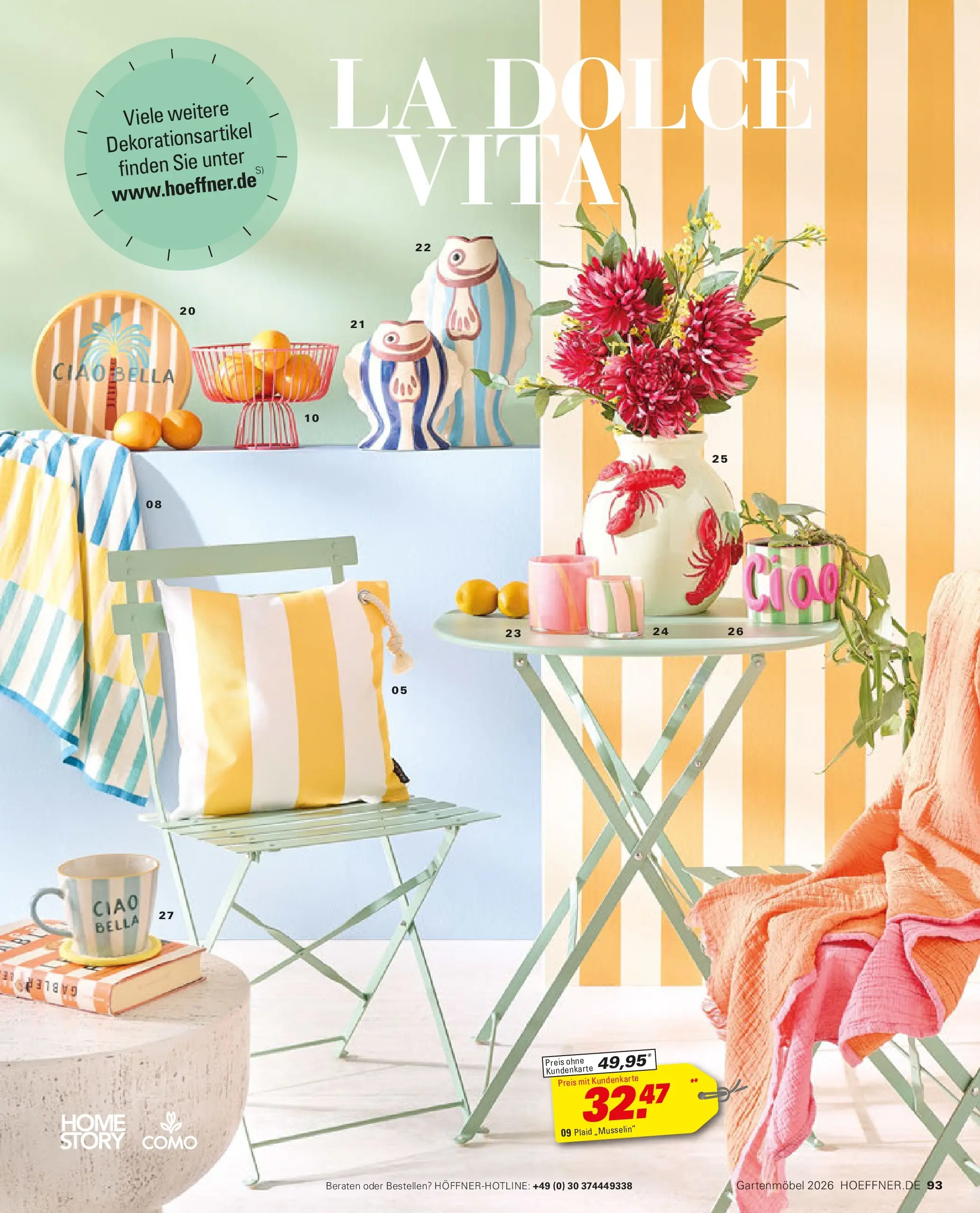 Höffner Prospekt Gartenmöbel Barsbüttel (ab 27.03.2026) zum Blättern | Seite: 93