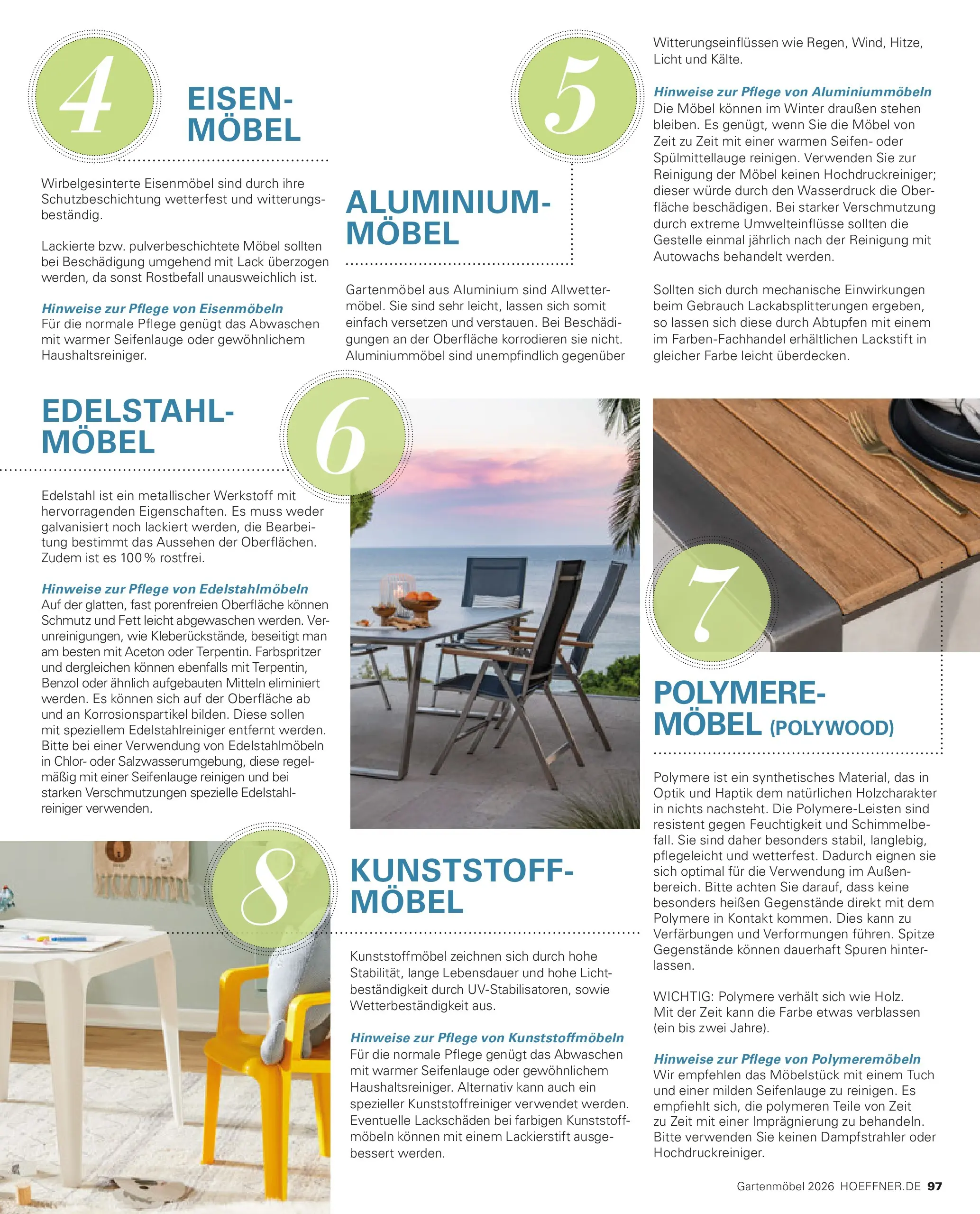 Höffner Prospekt Gartenmöbel Barsbüttel (ab 27.03.2026) zum Blättern | Seite: 97