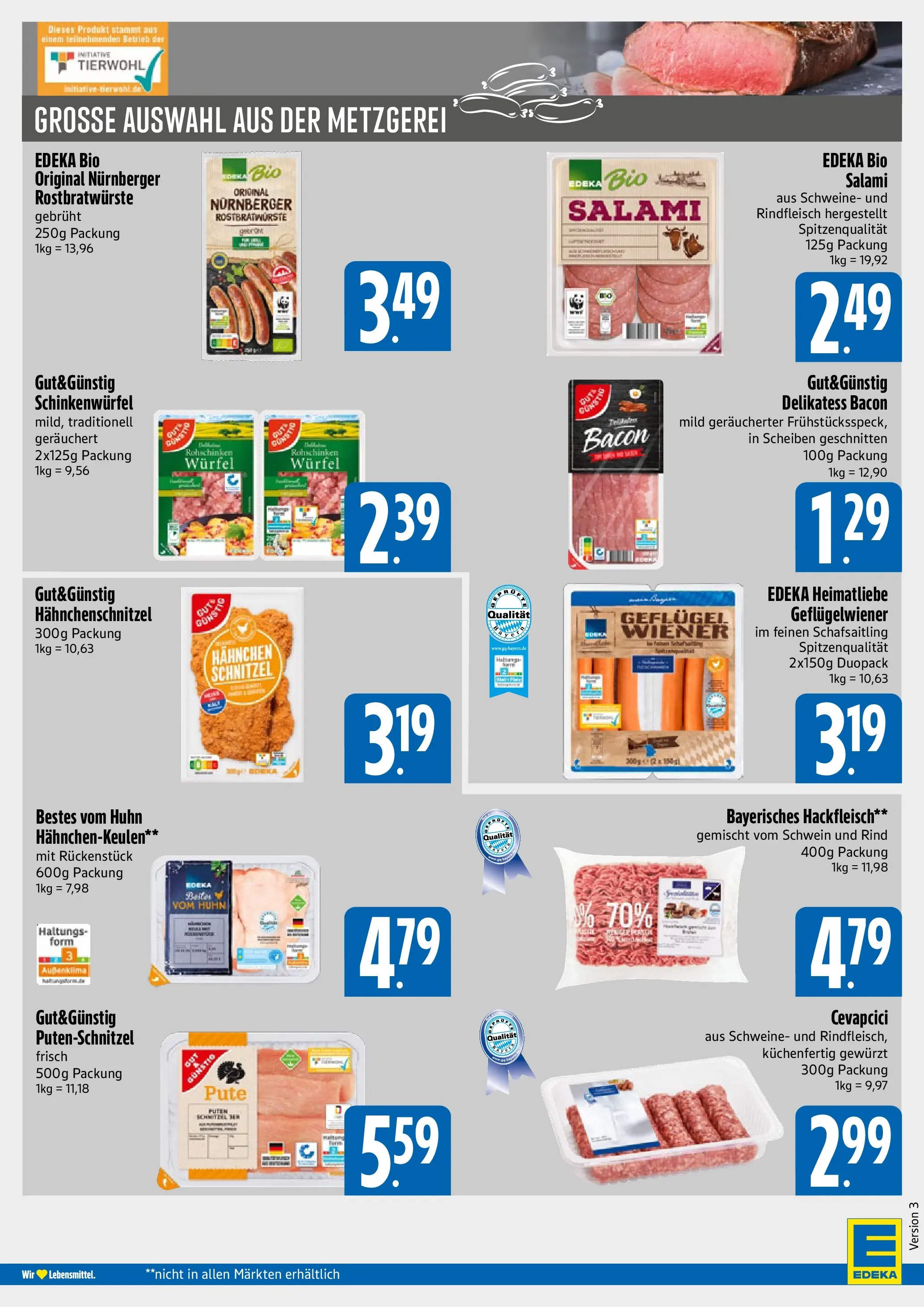 Angebote - E xpress: Wochenangebote (ab 05.04.2026) zum Blättern | Seite: 4 | Produkte: Pute, Cevapcici, Salami, Rindfleisch