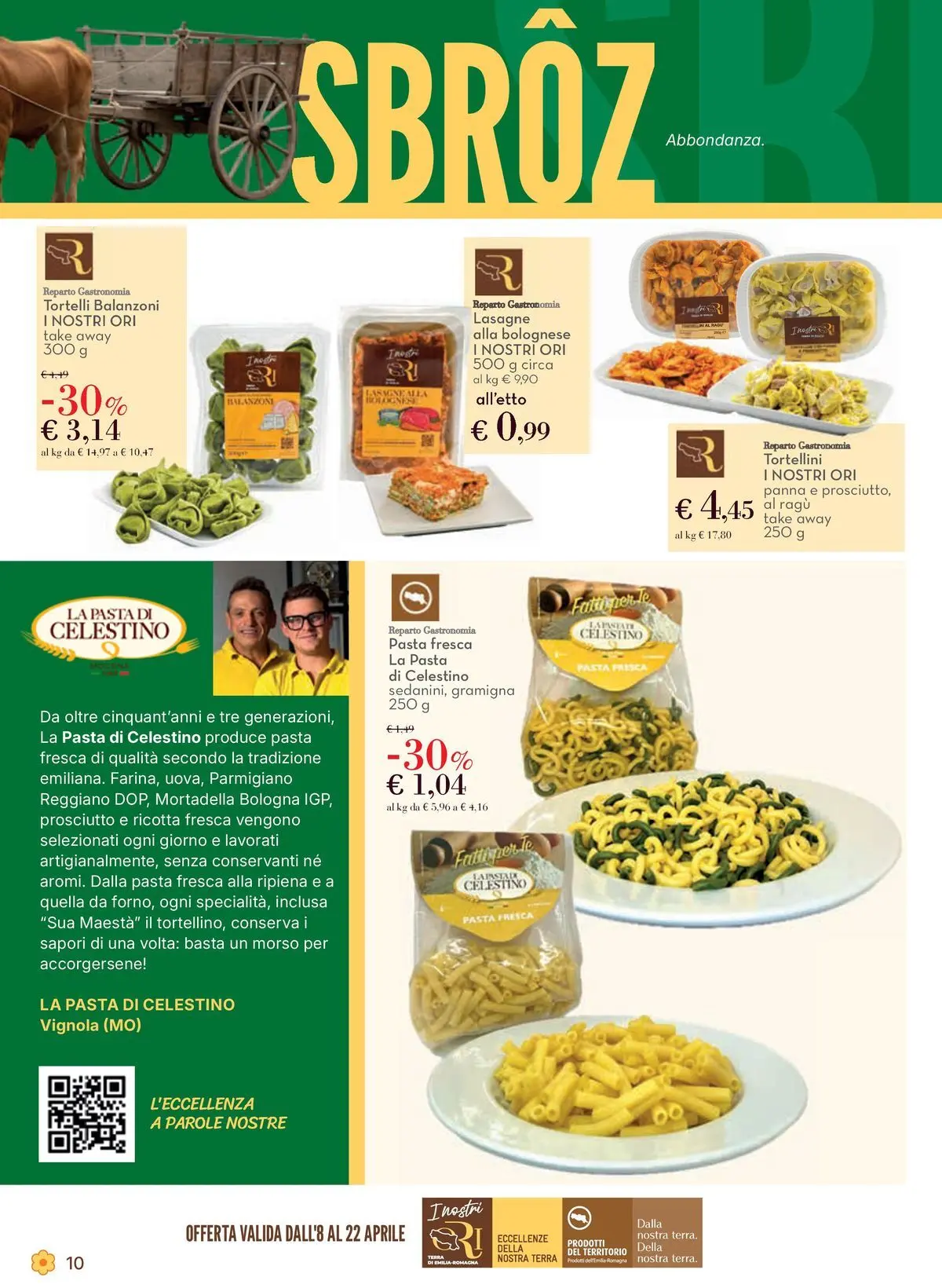 Volantino Conad dal 08/04/2026 > Anteprima | Pagina: 10 | Prodotti: Ragú, Mortadella, Parmigiano, Terra