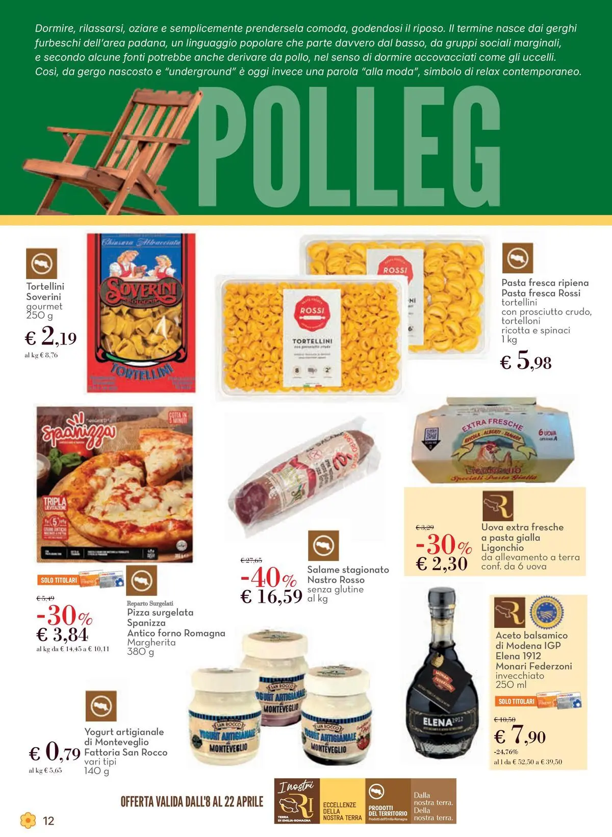 Volantino Conad dal 08/04/2026 > Anteprima | Pagina: 12 | Prodotti: Uova, Aceto, Forno, Terra