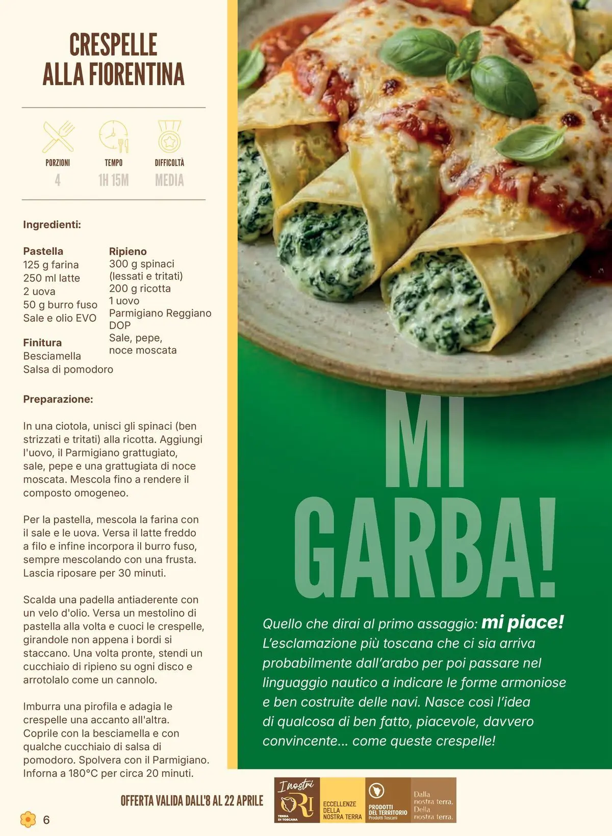 Volantino Conad dal 08/04/2026 > Anteprima | Pagina: 6 | Prodotti: Uova, Burro, Parmigiano reggiano, Besciamella