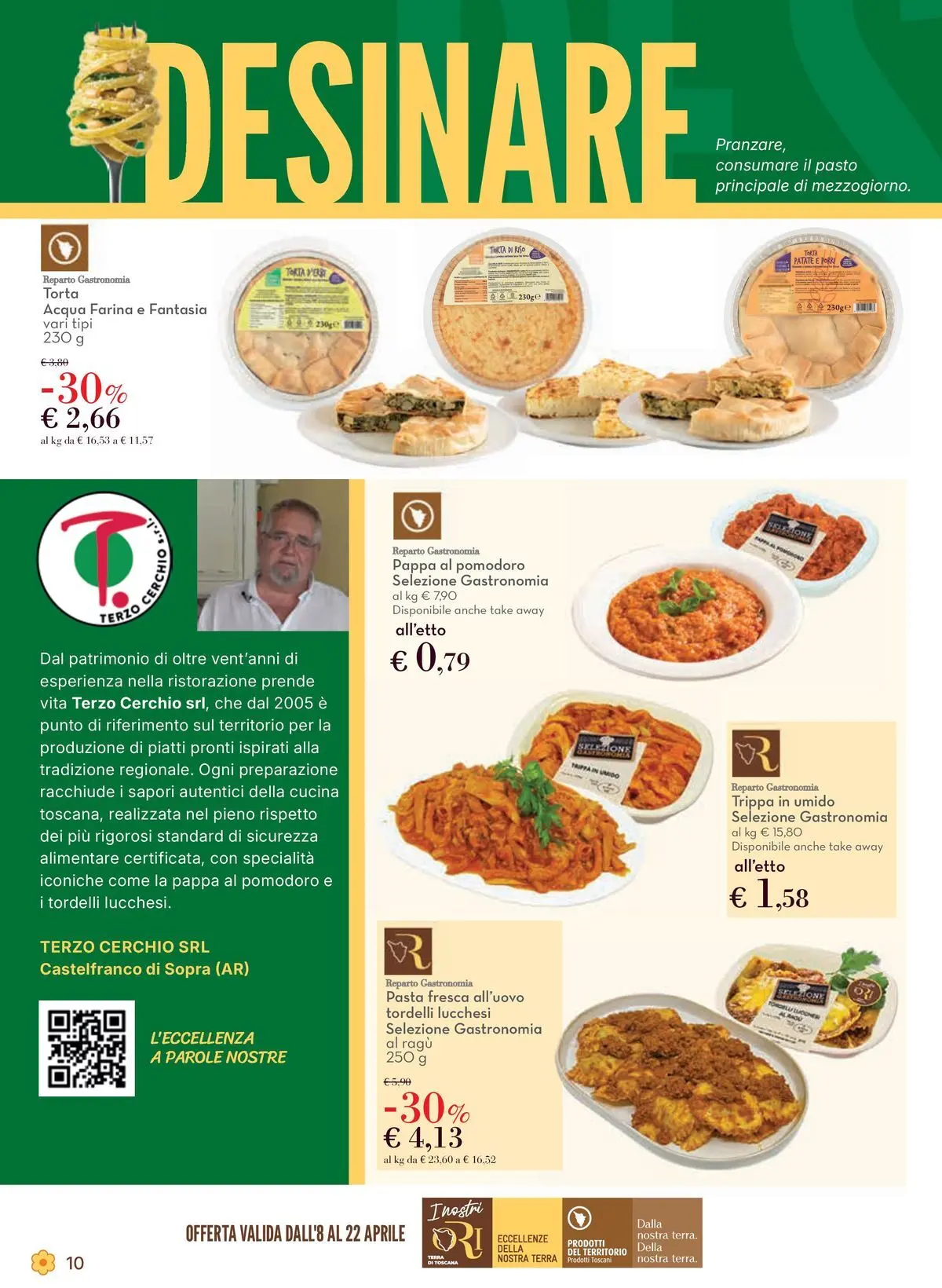 Volantino Conad dal 08/04/2026 > Anteprima | Pagina: 10 | Prodotti: Pomodoro, Farina, Pasta, Ragú