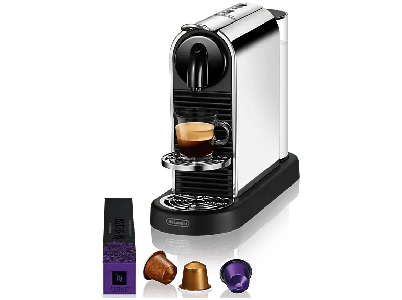 De'Longhi EN 220M Citiz Platinum Nespresso-Maschine Stainless Steel
