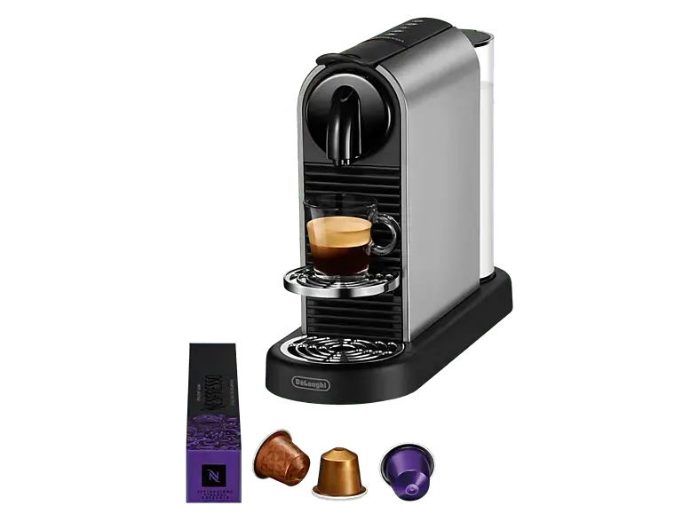 De'Longhi EN 220T Citiz Platinum Nespresso-Maschine Titan