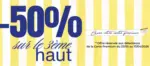 Khaan -50% sur le 2&egrave;me haut ! - au 30.04.2026