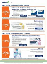 BENU Gy&oacute;gyszert&aacute;rak akci&oacute;s