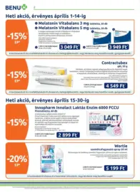 BENU Gy&oacute;gyszert&aacute;rak akci&oacute;s