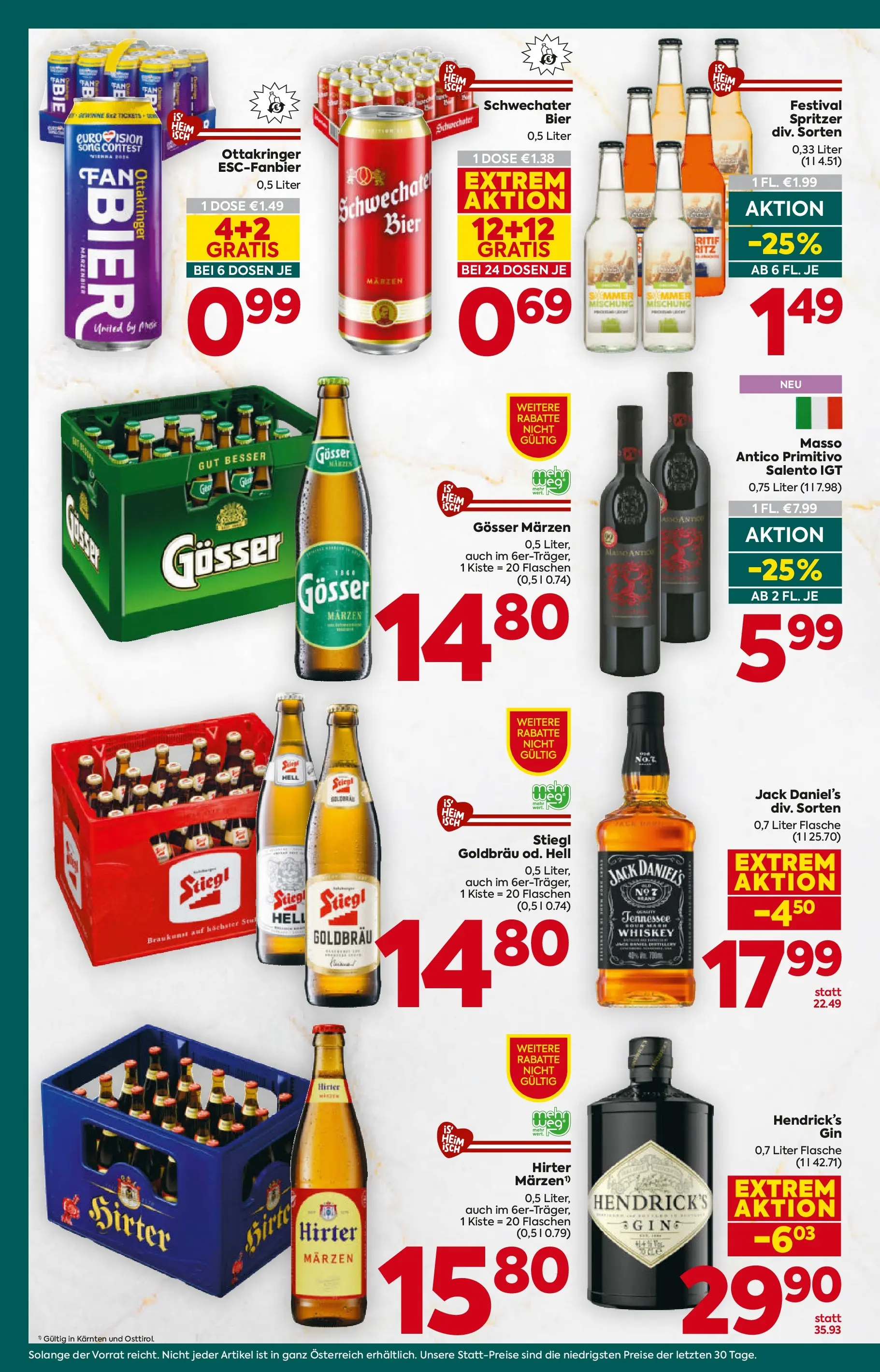 Billa Plus Flugblatt - Kärnten von 07.04.2026 - Aktuelle Angebote | Seite: 14 | Produkte: Whiskey, Bier