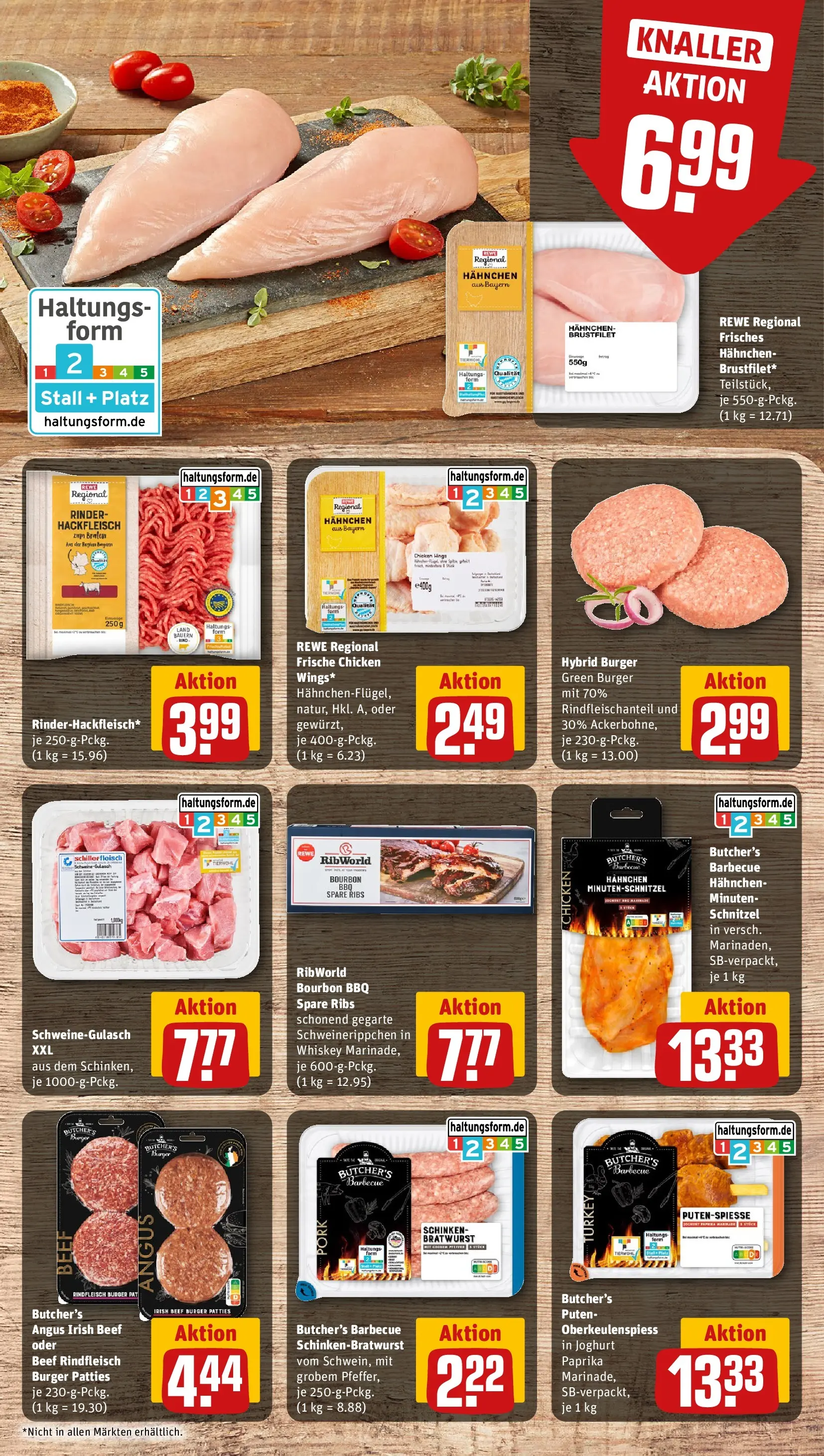 REWE Prospekt ab 05.04.2026 zum Blättern » Angebote | Seite: 8 | Produkte: Burger, Schnitzel, Paprika, Rindfleisch