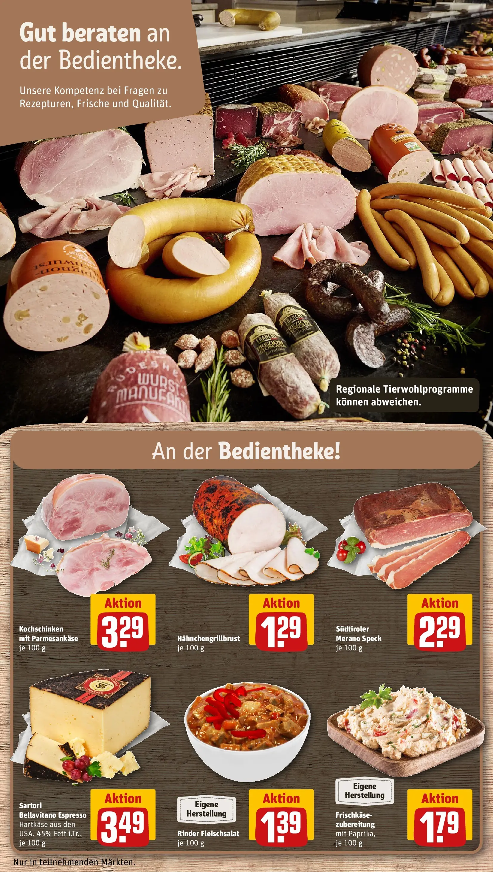 REWE Prospekt ab 05.04.2026 zum Blättern » Angebote | Seite: 11 | Produkte: Paprika, Wurst, Frischkase