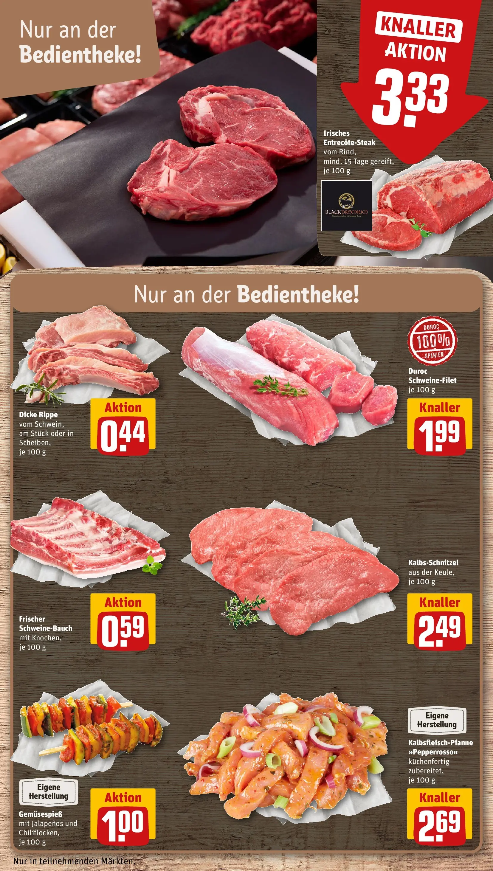 REWE Prospekt ab 05.04.2026 zum Blättern » Angebote | Seite: 10 | Produkte: Schweinebauch, Schweinefilet, Steak