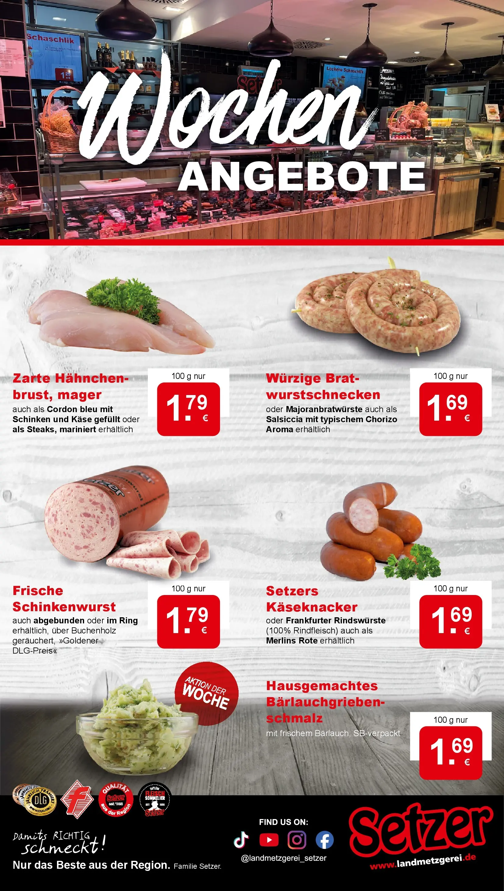 REWE Prospekt ab 05.04.2026 zum Blättern » Angebote | Seite: 8 | Produkte: Hahnchen, Käse, Rindfleisch, Fleisch