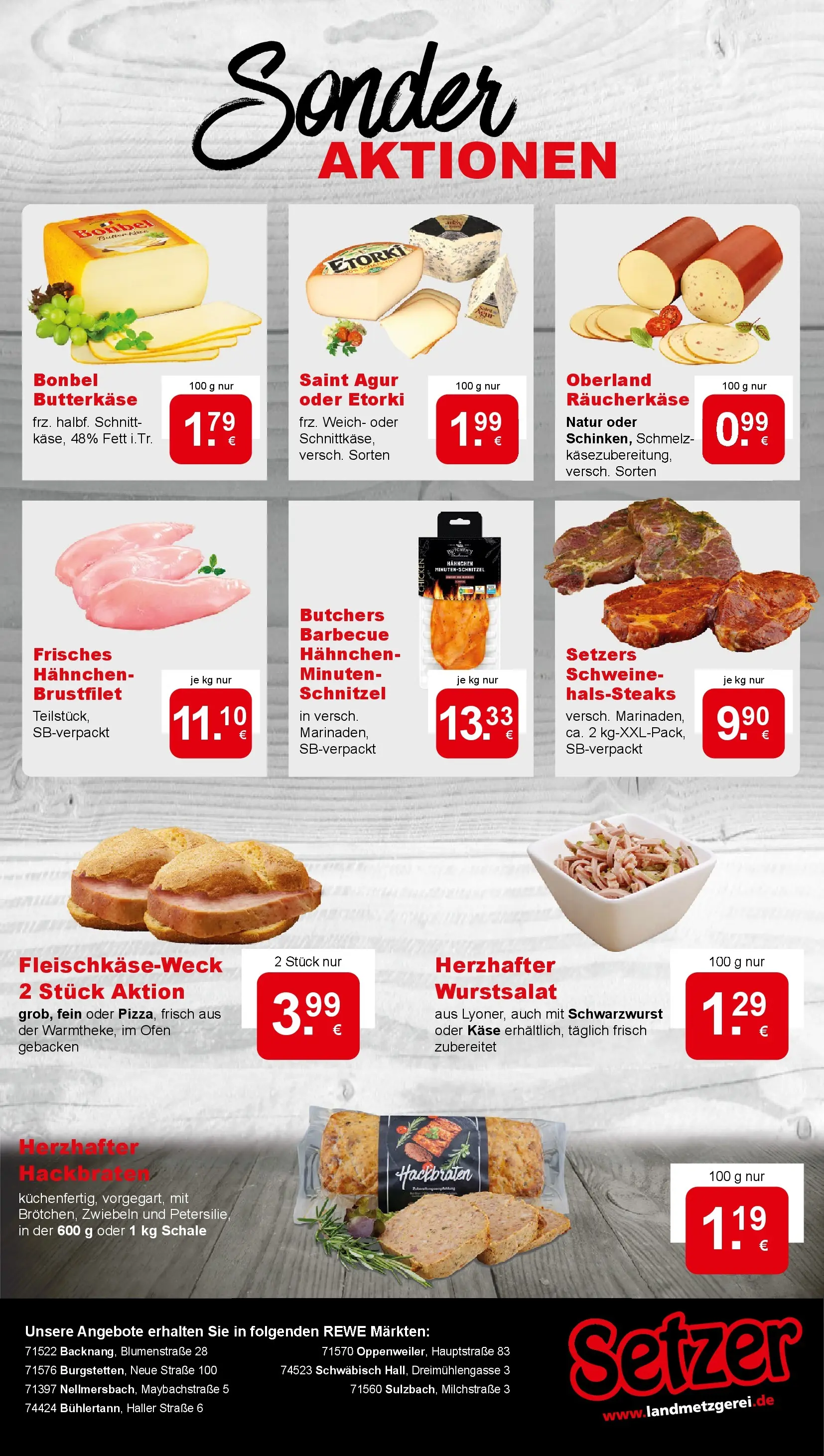 REWE Prospekt ab 05.04.2026 zum Blättern » Angebote | Seite: 9 | Produkte: Ofen, Hahnchen, Käse, Schnitzel