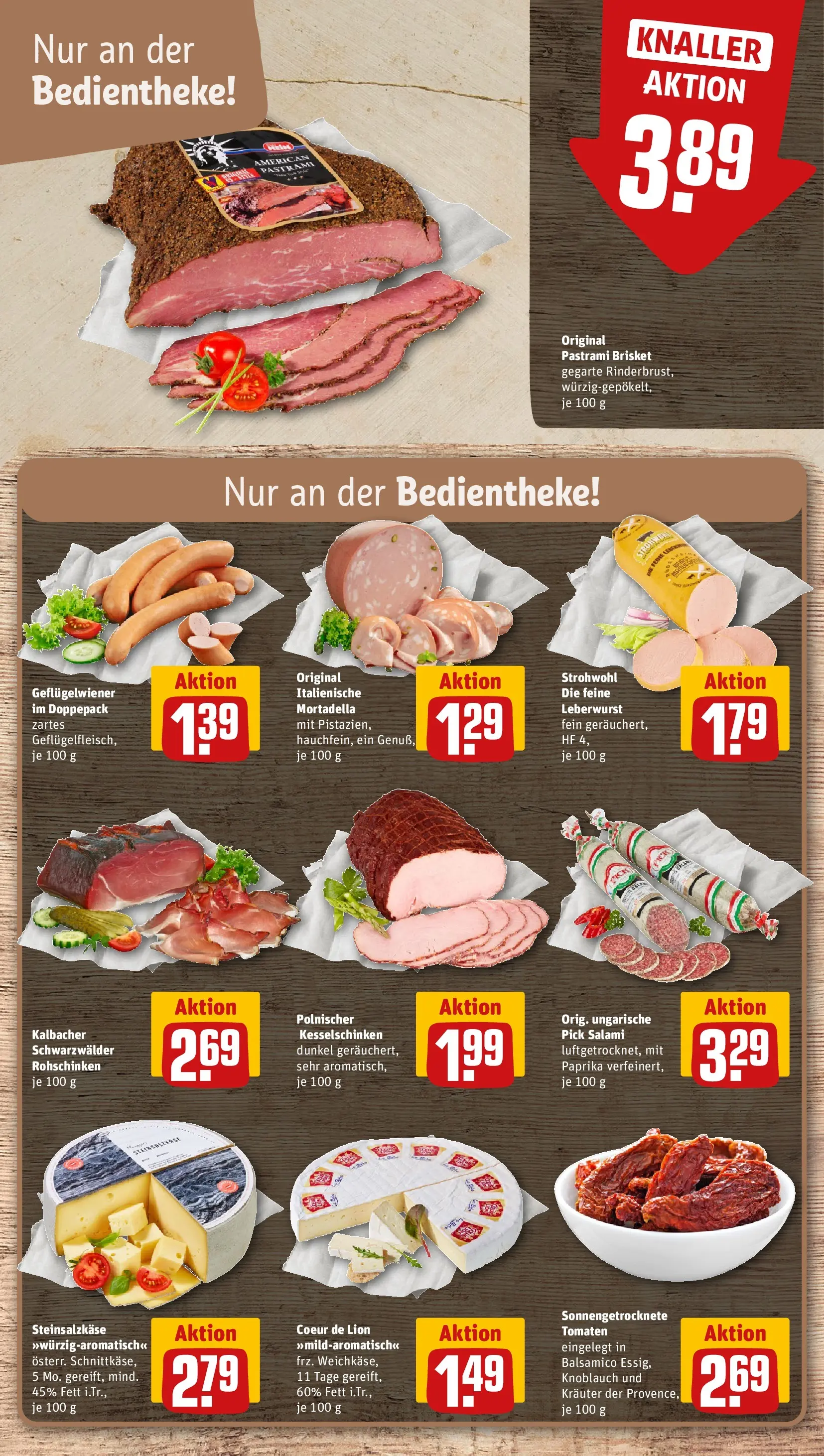 REWE Prospekt ab 05.04.2026 zum Blättern » Angebote | Seite: 9 | Produkte: Tomaten, Paprika, Knoblauch, Salami