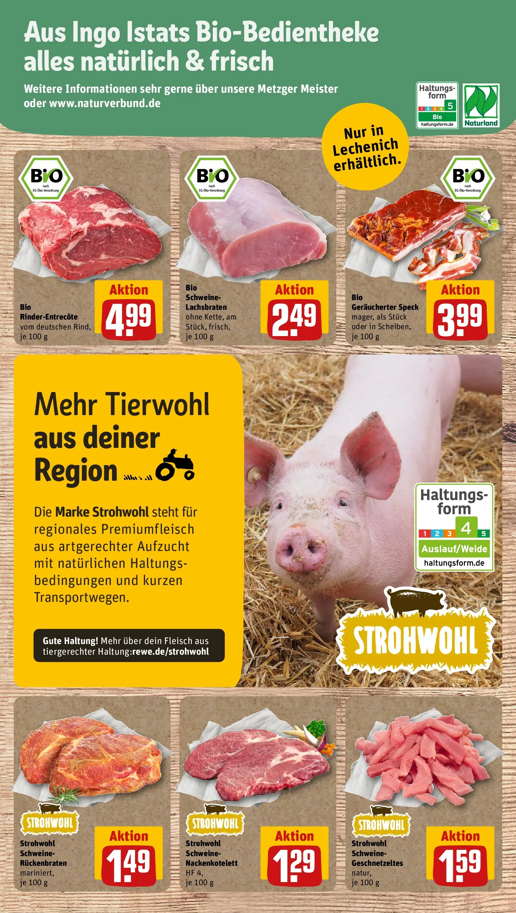 REWE Prospekt ab 05.04.2026 zum Blättern » Angebote | Seite: 21 | Produkte: Entrecote, Fleisch