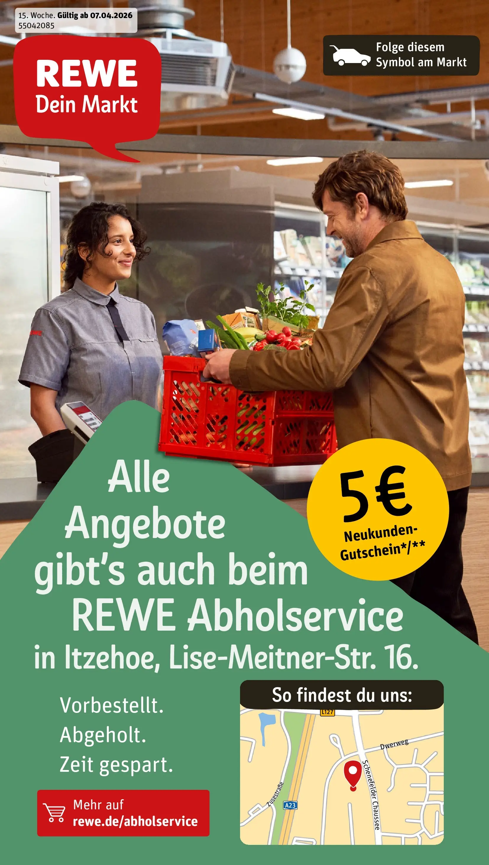 REWE Prospekt ab 05.04.2026 zum Blättern » Angebote | Seite: 1