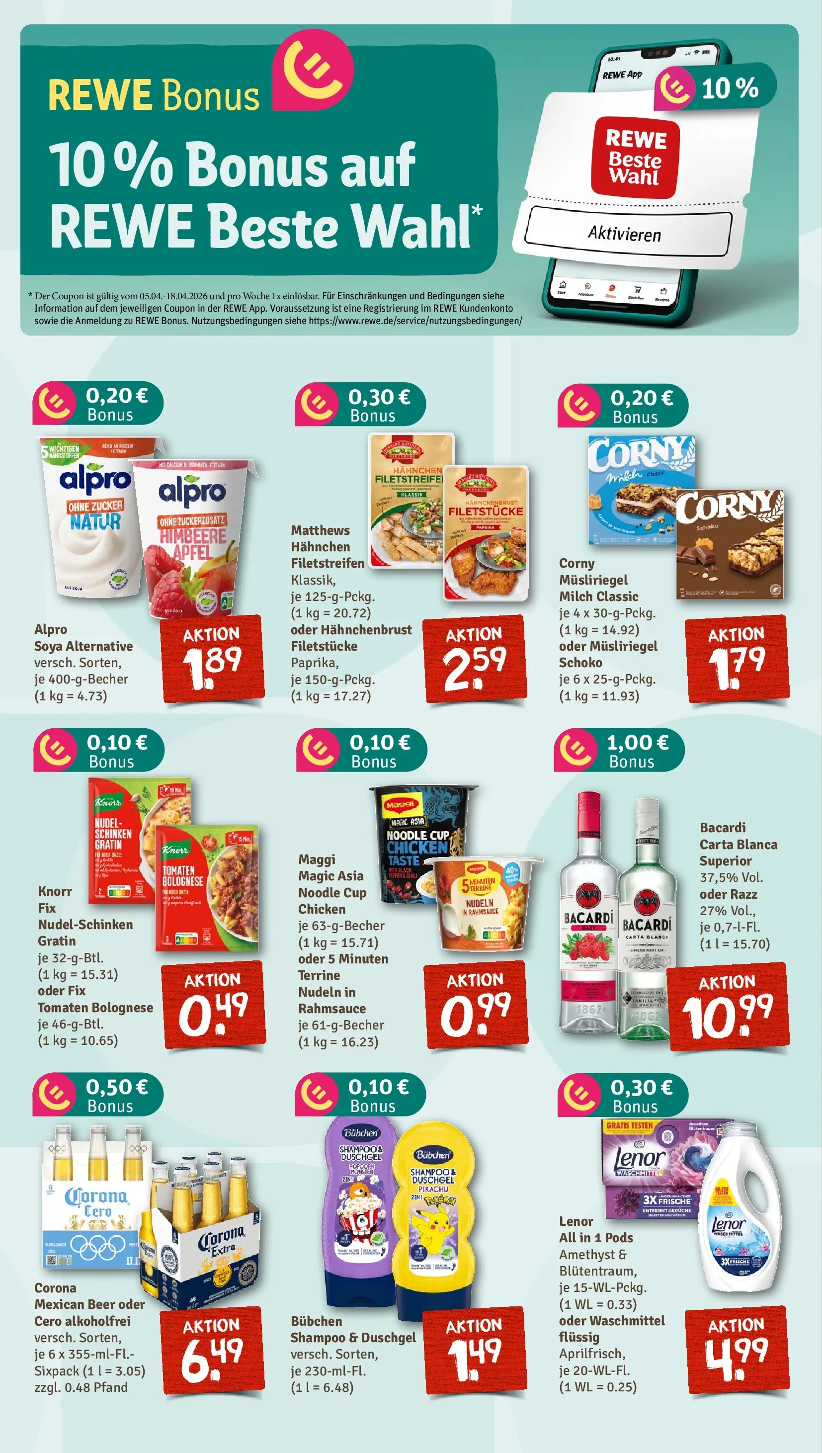 REWE Prospekt ab 05.04.2026 zum Blättern » Angebote | Seite: 5