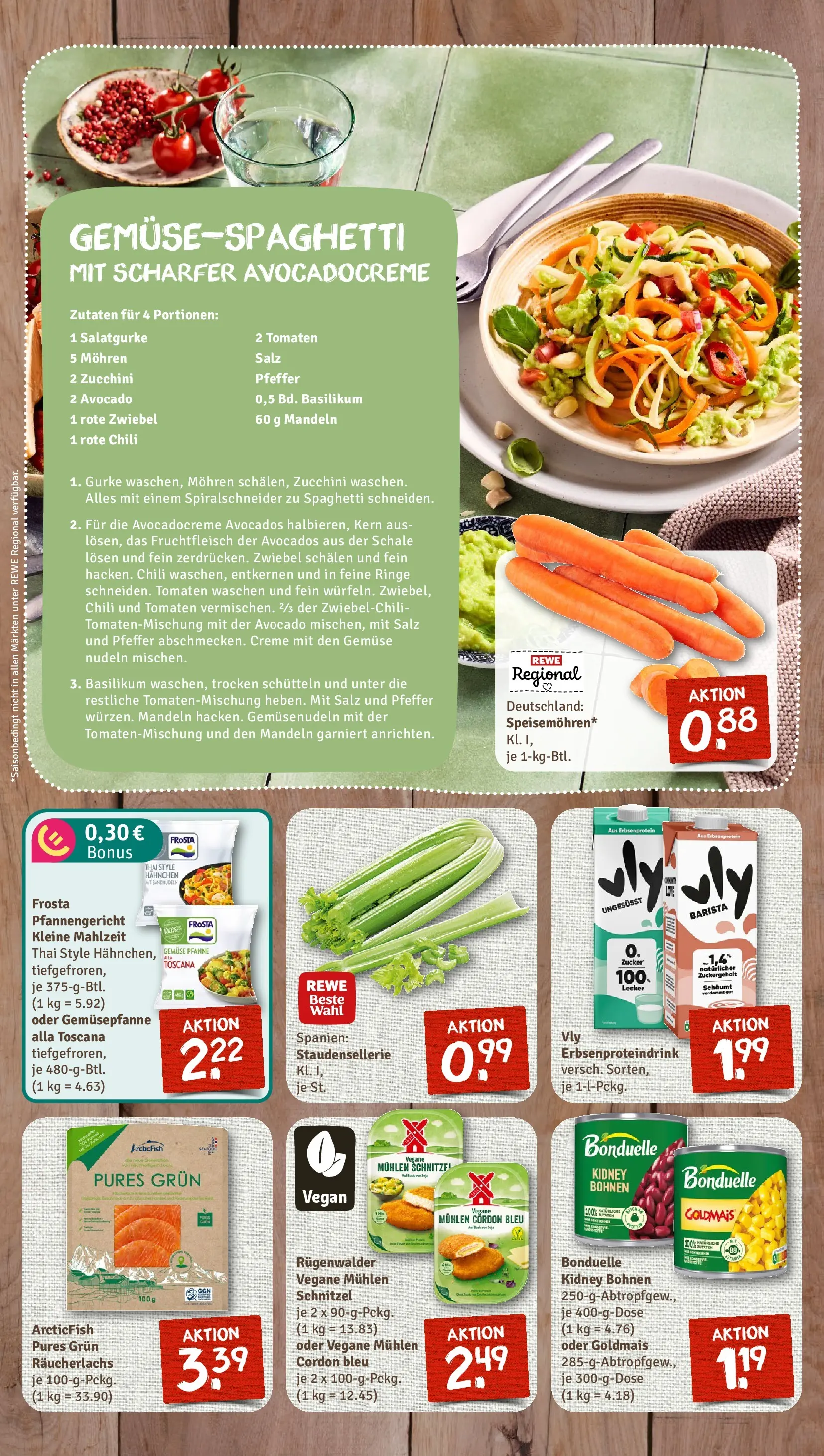 REWE Prospekt ab 05.04.2026 zum Blättern » Angebote | Seite: 2 | Produkte: Tomaten, Mohren, Räucherlachs, Chili