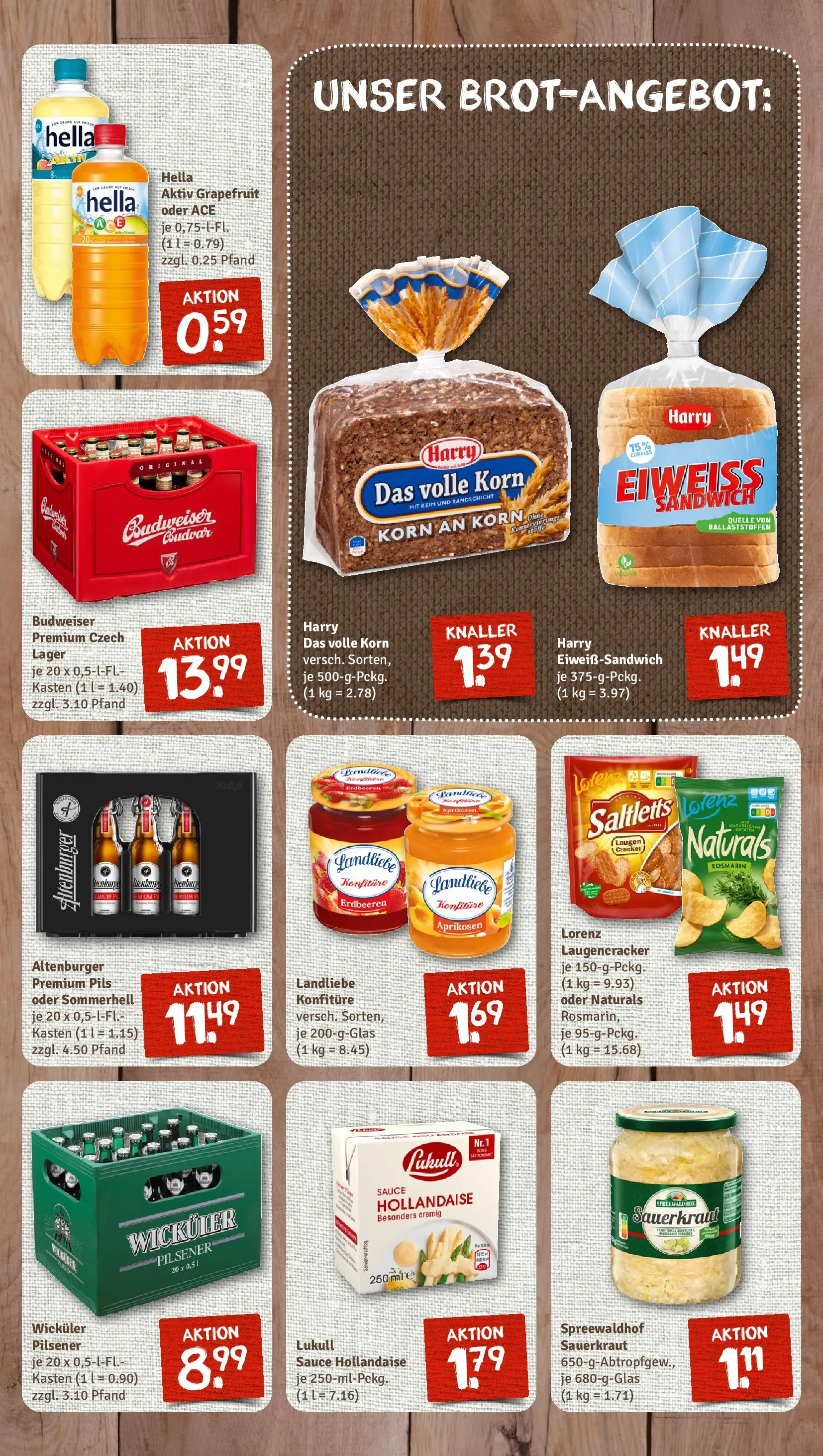 REWE Prospekt ab 05.04.2026 zum Blättern » Angebote | Seite: 7 | Produkte: Pils, Grapefruit, Budweiser, Erdbeeren