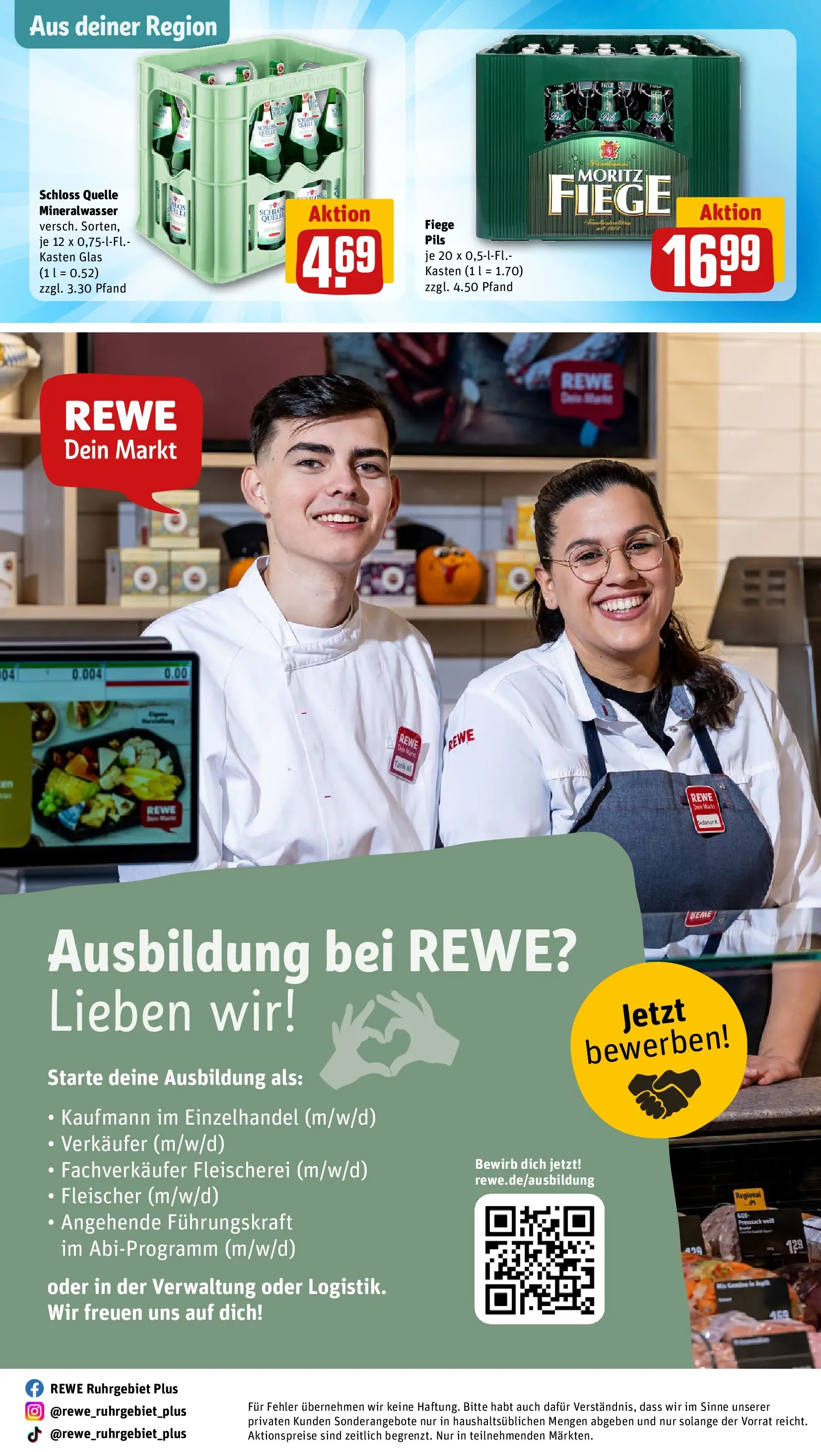 REWE Prospekt ab 05.04.2026 zum Blättern » Angebote | Seite: 22 | Produkte: Pils, Mineralwasser