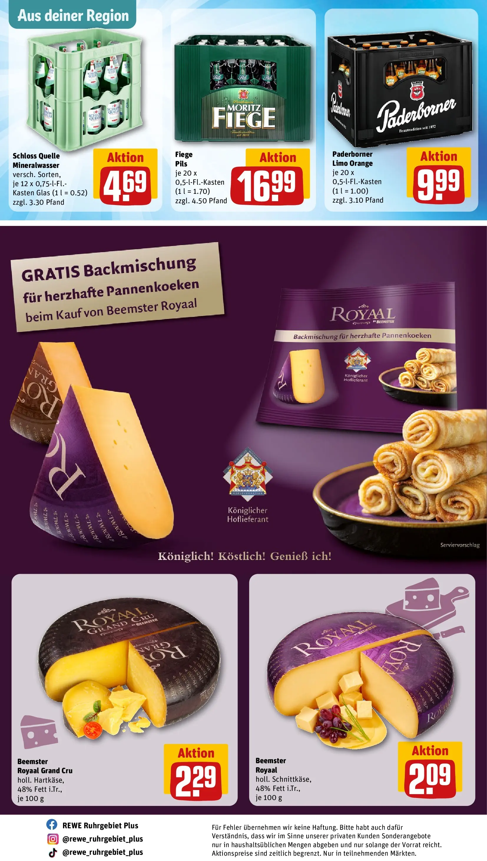 REWE Prospekt ab 05.04.2026 zum Blättern » Angebote | Seite: 25 | Produkte: Pils, Mineralwasser