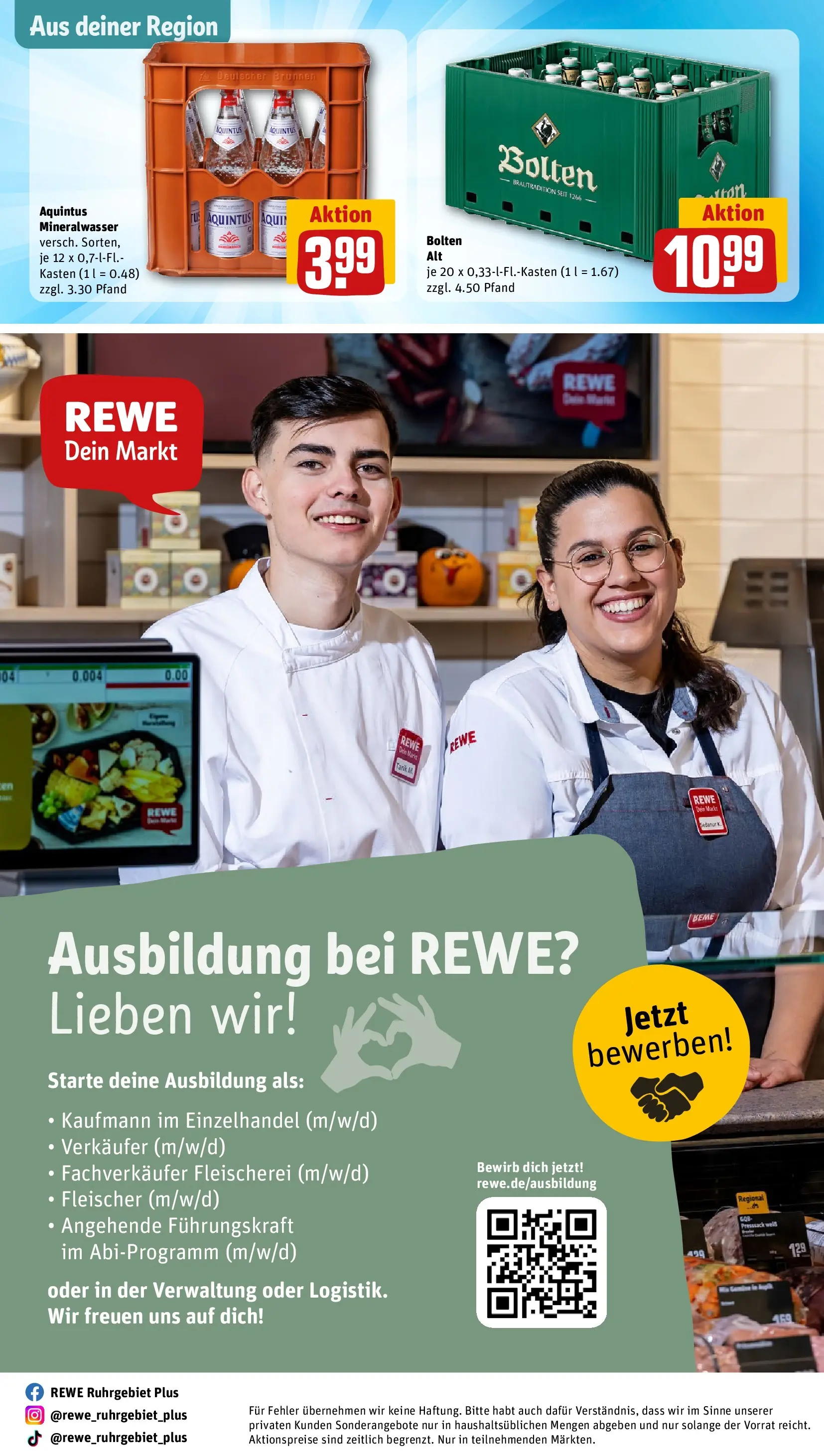 REWE Prospekt ab 05.04.2026 zum Blättern » Angebote | Seite: 25 | Produkte: Mineralwasser